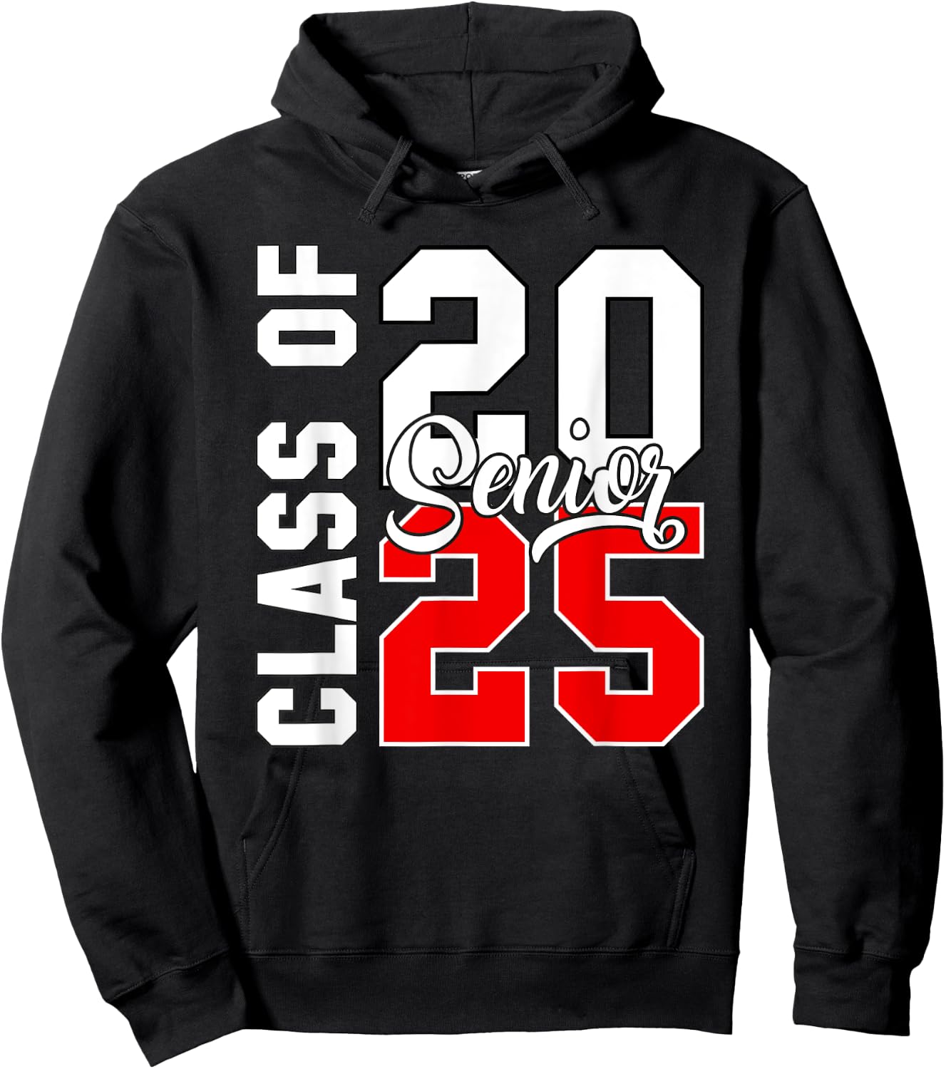 Seniors Graduation 2025 Class Of 2025 Back To School Hoodie - Hoodie | Black