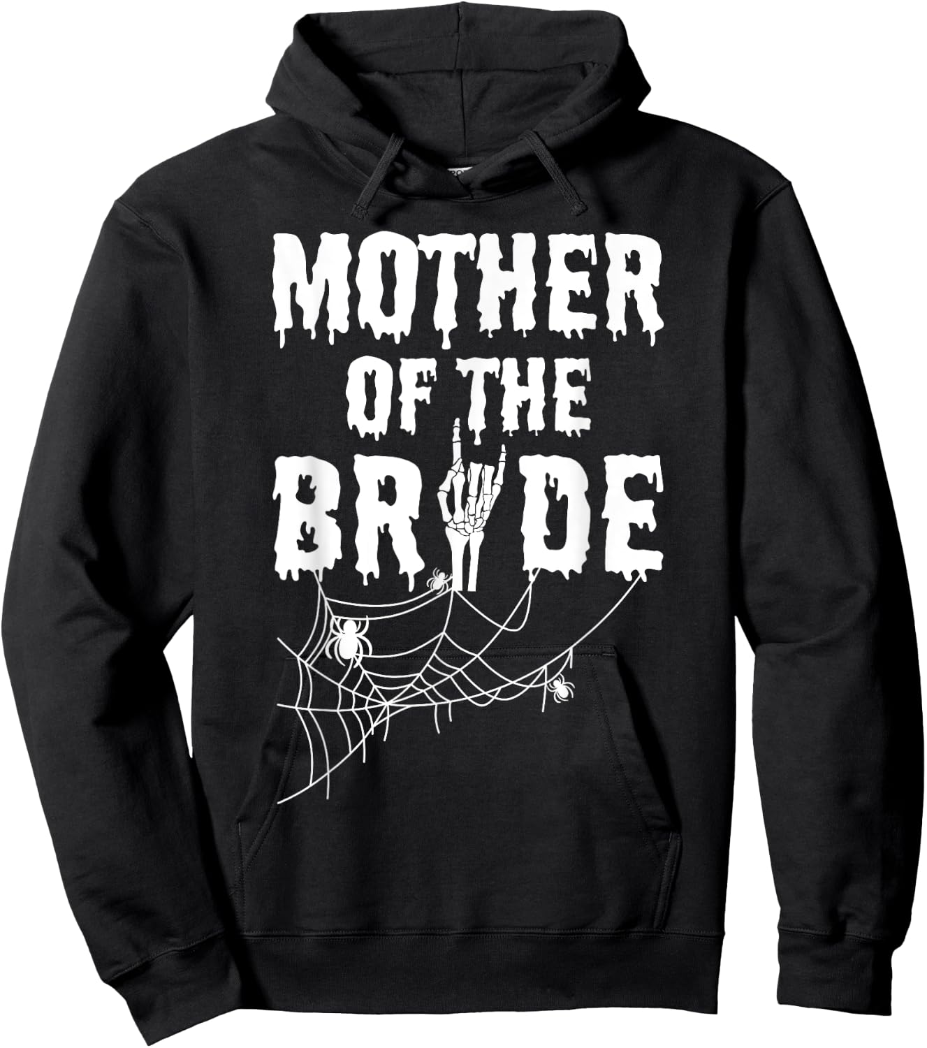 Mother Of The Bride Maid Of Horror Halloween Bachelorette Hoodie - Hoodie | Black