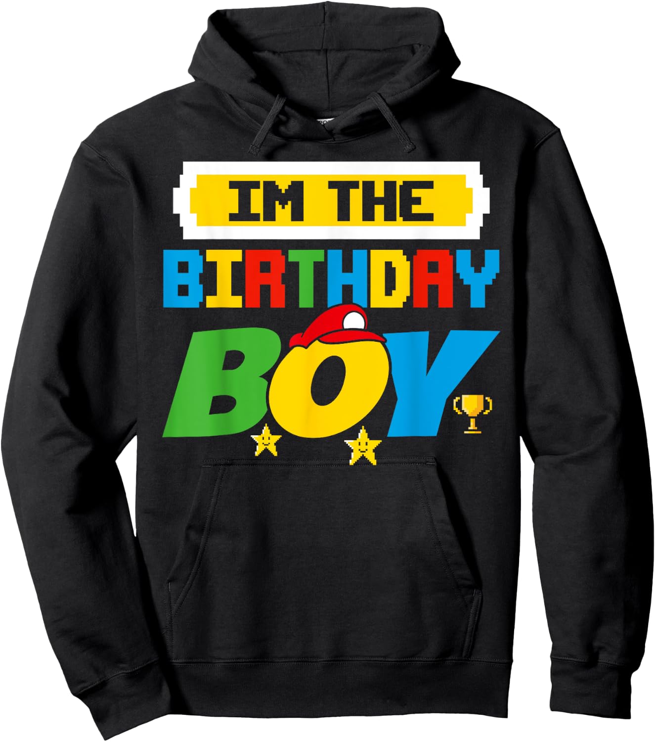 Im The Birthday Boy Game Gaming Family Matching Hoodie - Hoodie | Black