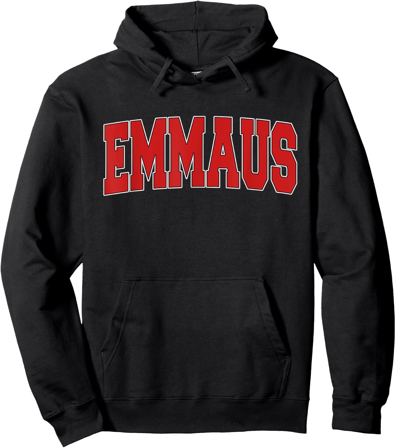 EMMAUS PA PENNSYLVANIA Varsity Style USA Vintage Sports Hoodie - Hoodie | Black