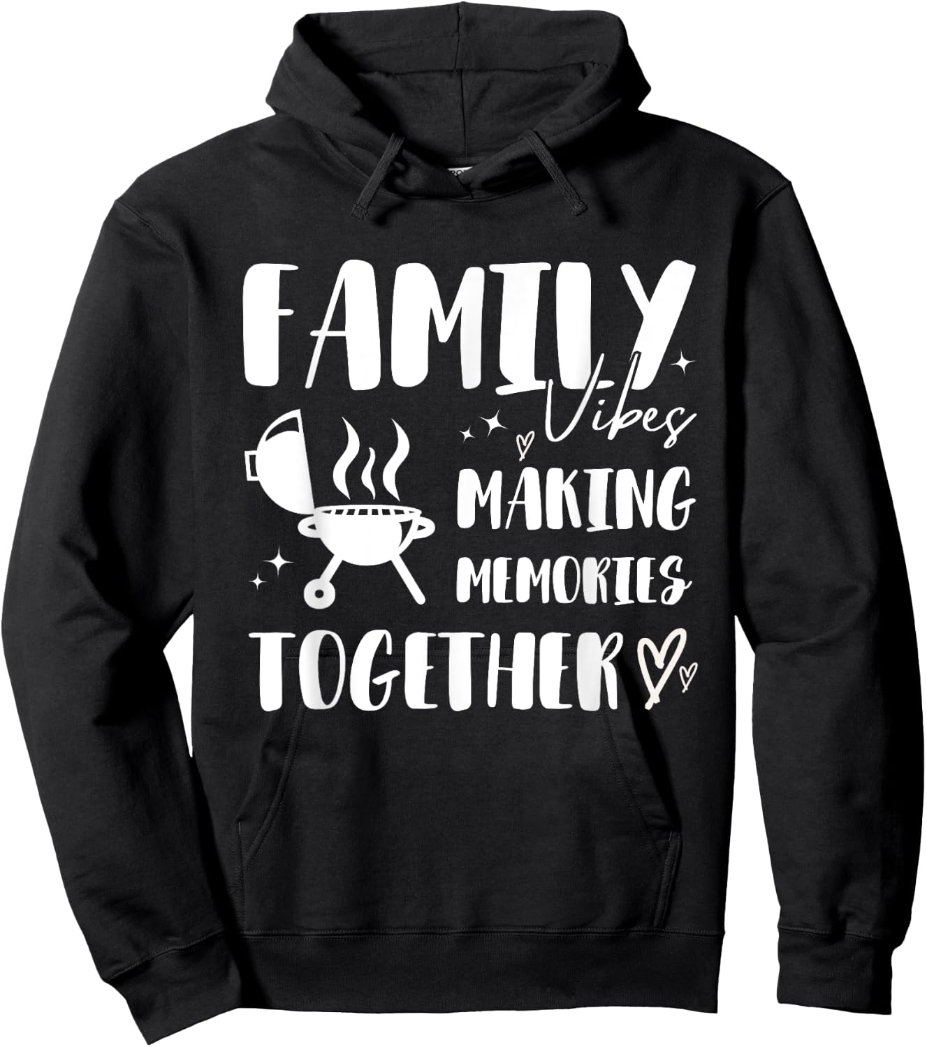 Holiday BBQ Family Matching Reunion Making Memories 2025 Hoodie - Hoodie | Black