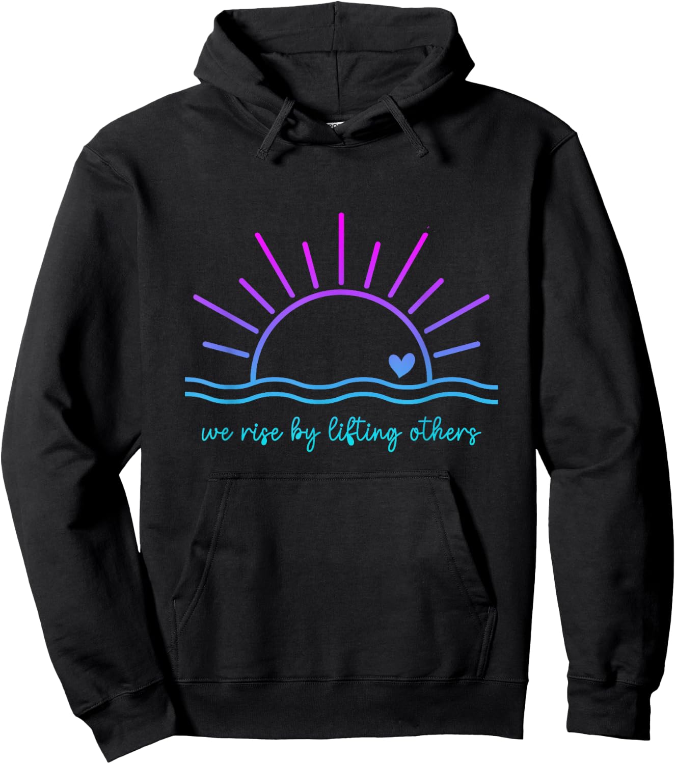 We Rise By Lifting Others funny christian for man and woman Hoodie - Hoodie | Black