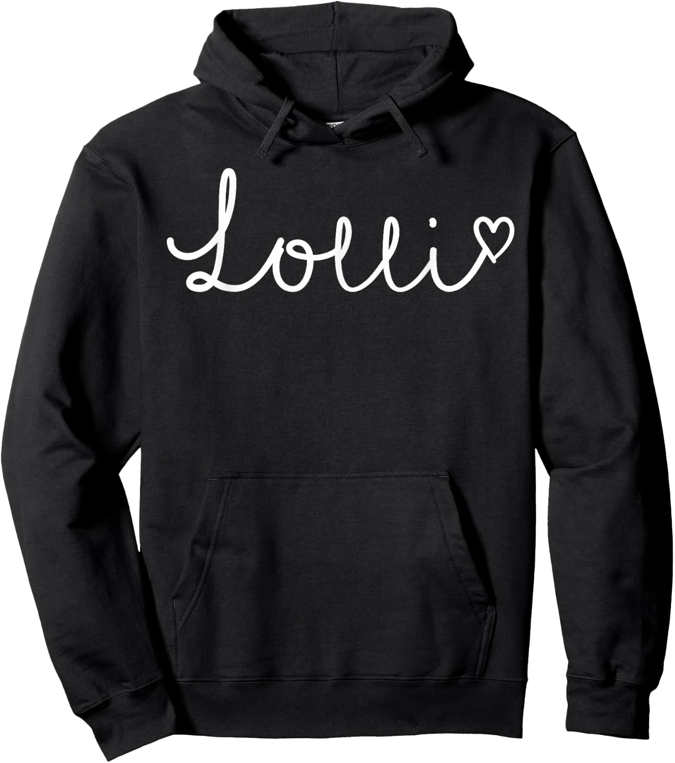 Lolli Gifts Grandma Heart Mother's Day Lolli Hoodie - Hoodie | Black