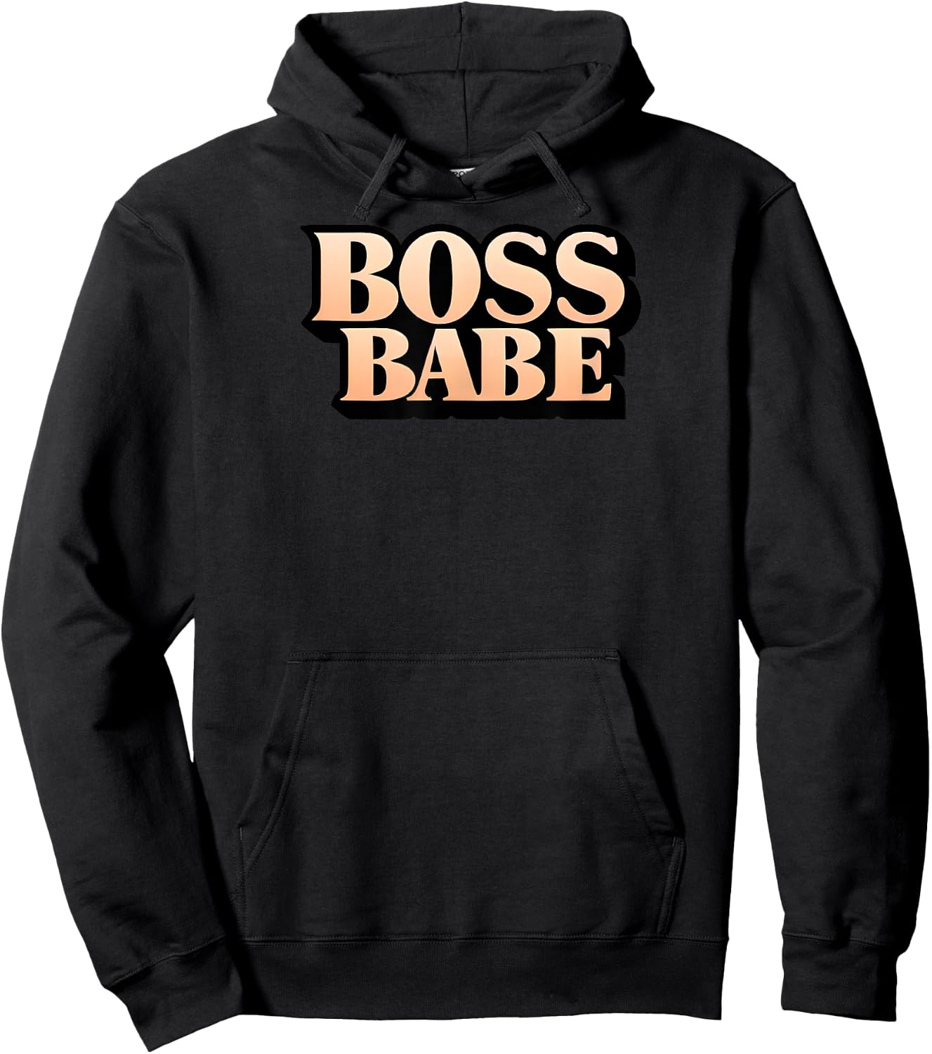 Funny Entrepreneur Motivational Feminist Boss Babe Hoodie - Hoodie | Black