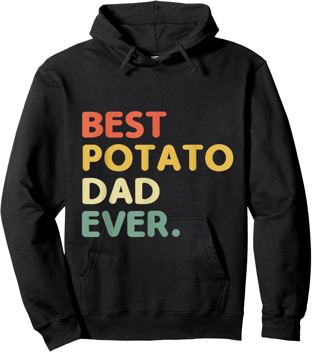 Best Potato Dad Ever Potatoes Food Lover Hoodie - Hoodie | Black