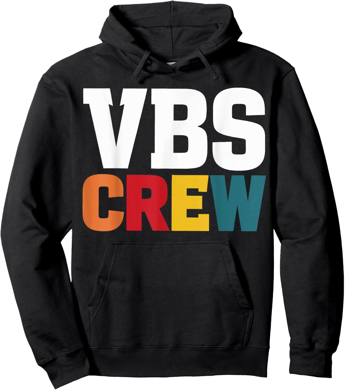 VBS Crew Faith-Based Gathering Sunday School Teacher Women Kids Hoodie - Hoodie | Black