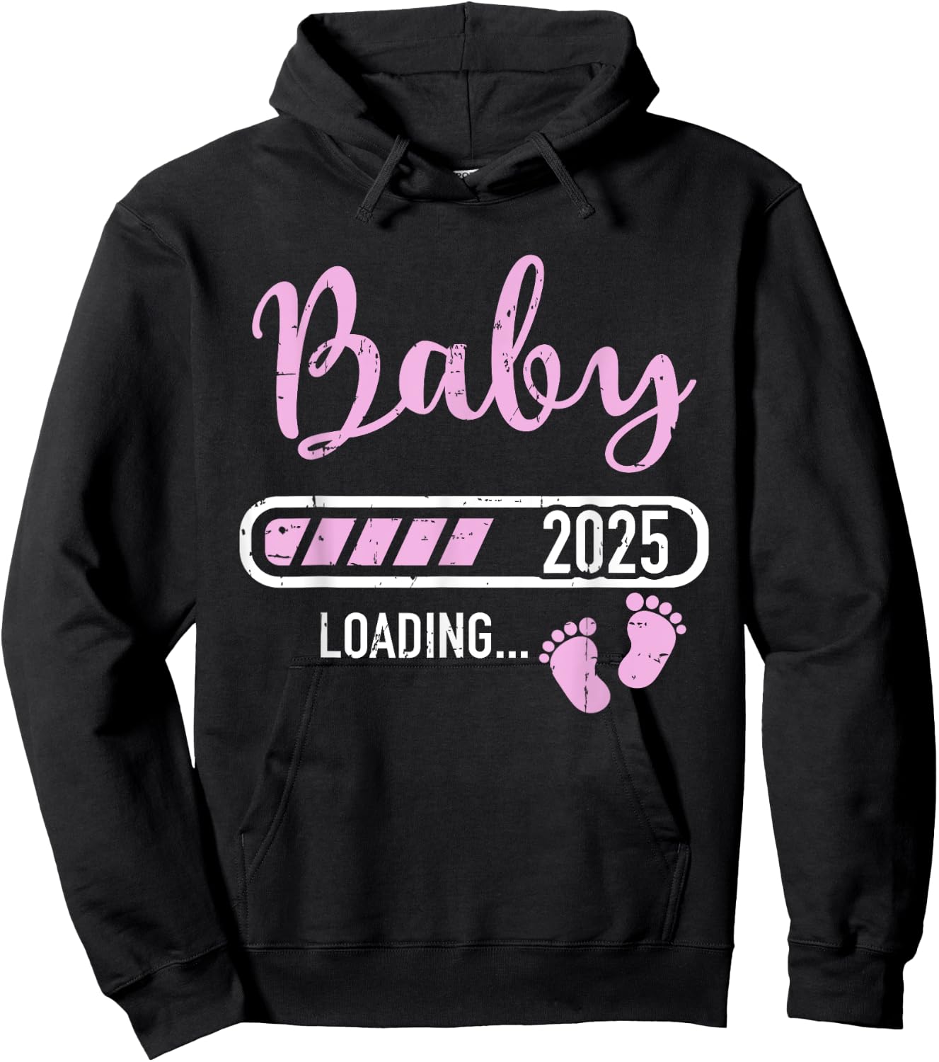 Baby loading 2025 for pregnancy announcement Hoodie - Hoodie | Black