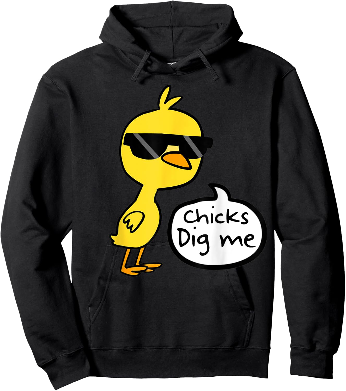 Cute Easter Chicks Dig Me Shirt Hoodie - Hoodie | Black