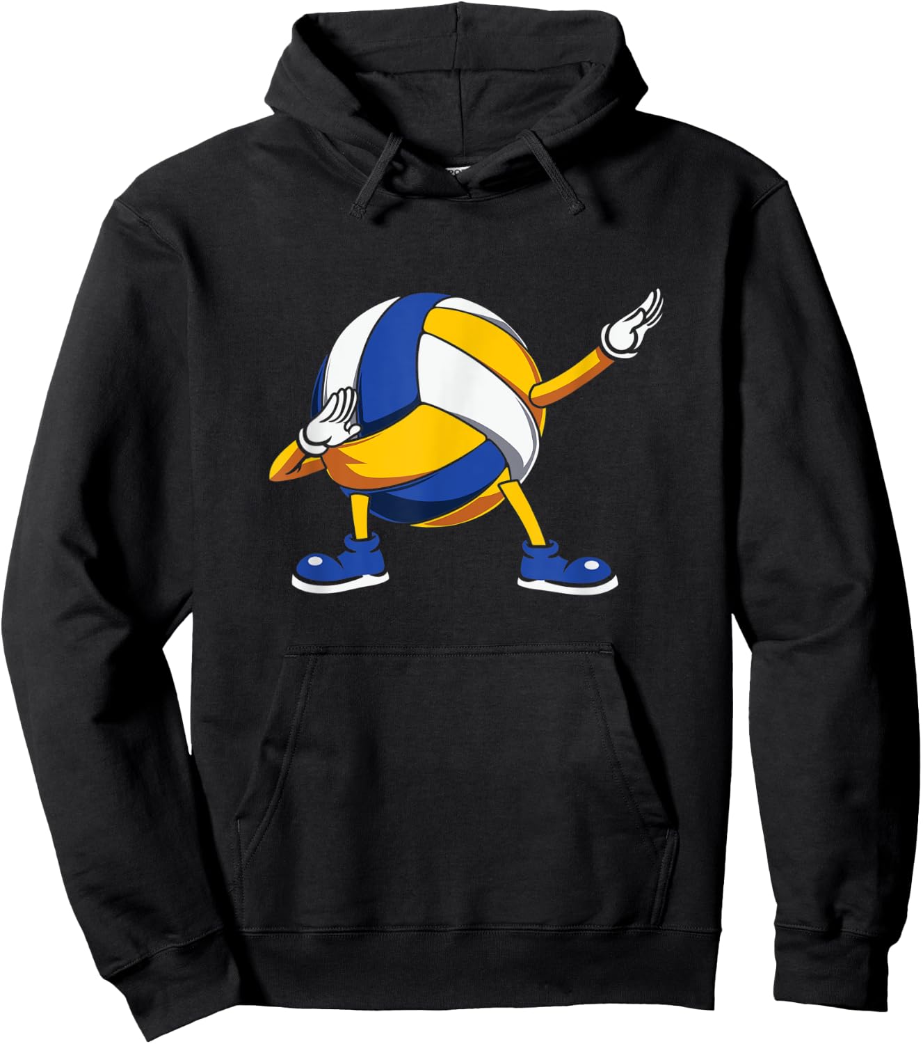 Volleyball Dab Dancing Dabbing Volleyball Lovers Hoodie - Hoodie | Black