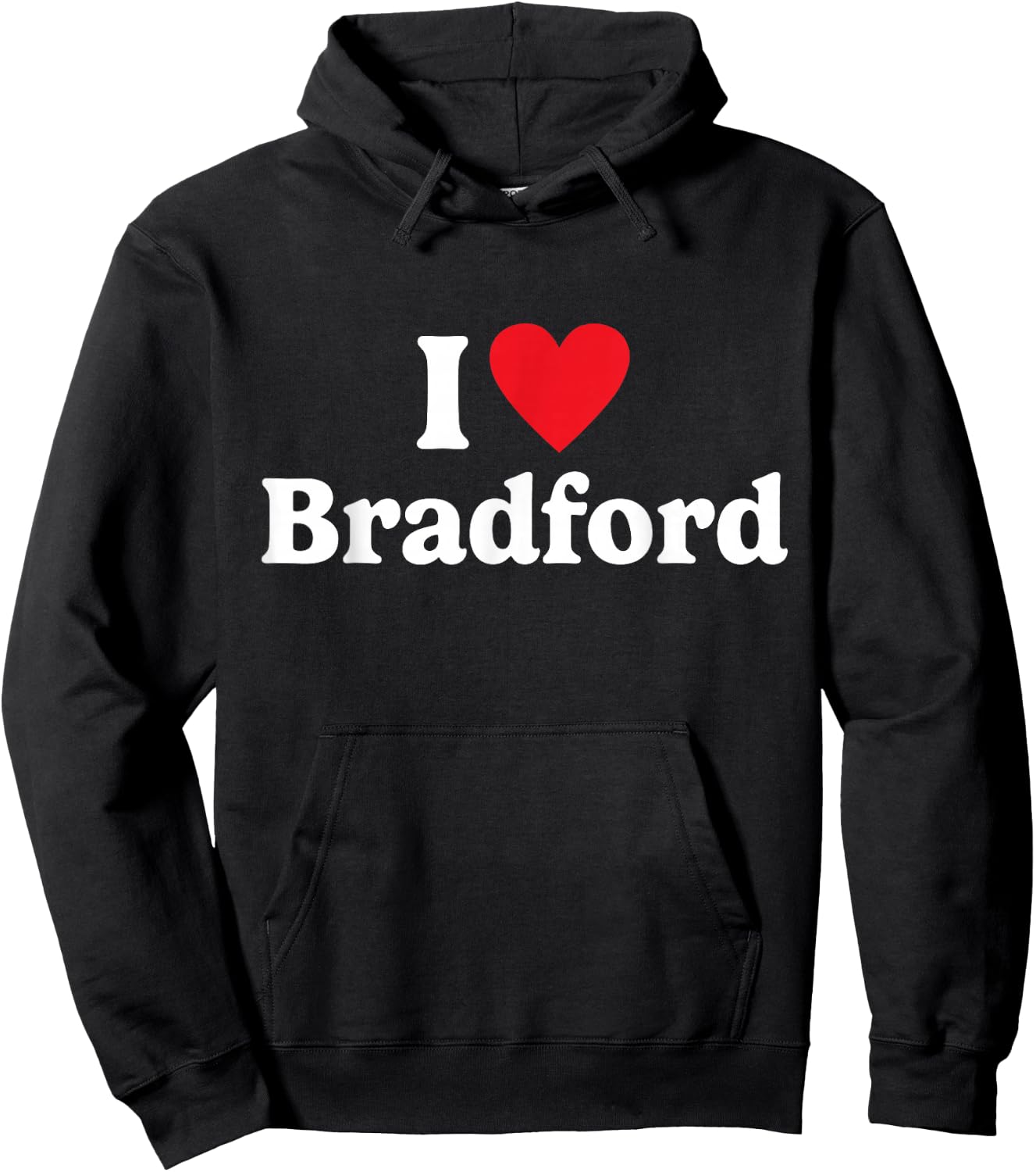 I love Bradford Hoodie - Hoodie | Black
