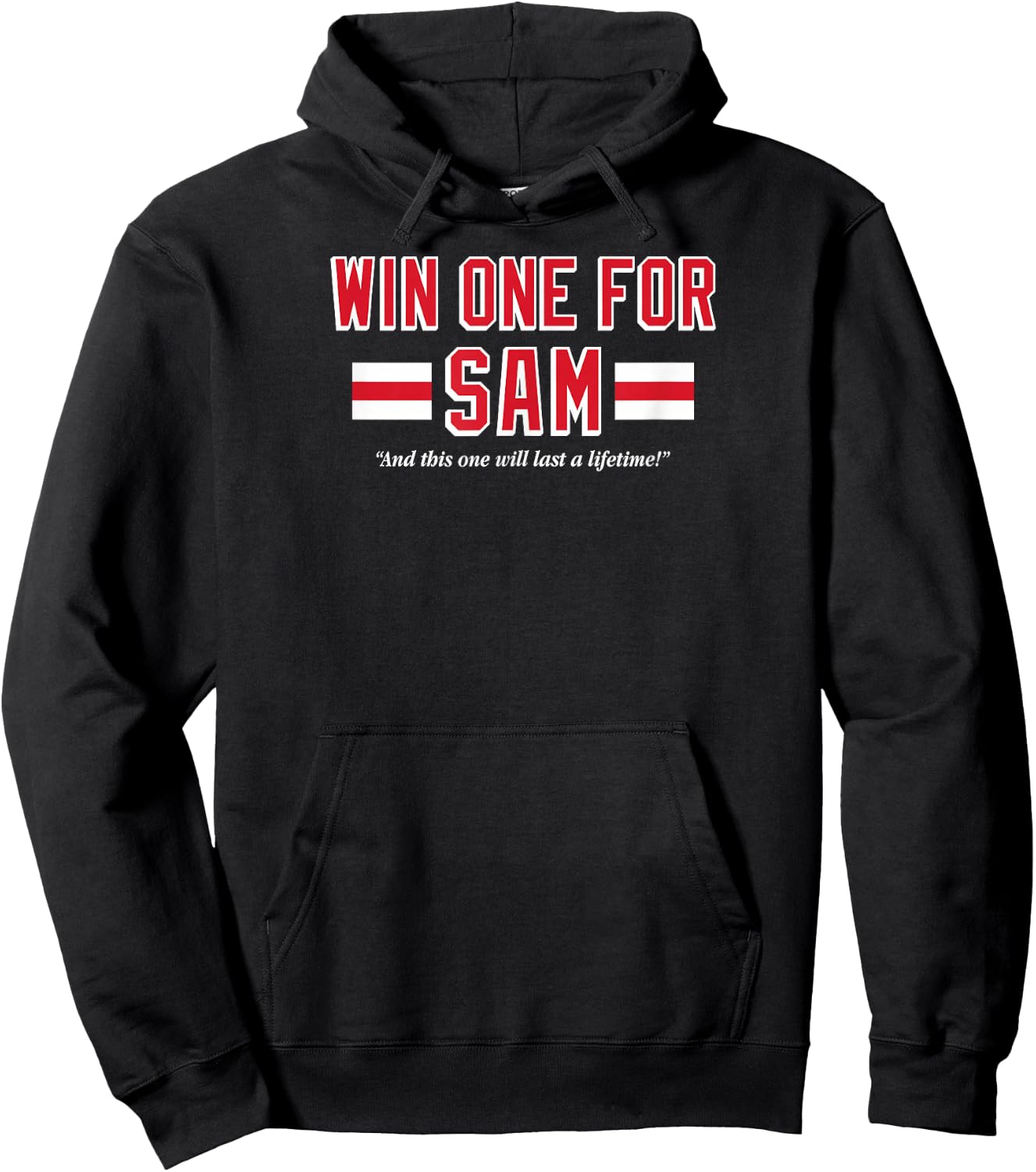 Win One For Sam - New York Hockey Hoodie - Hoodie | Black