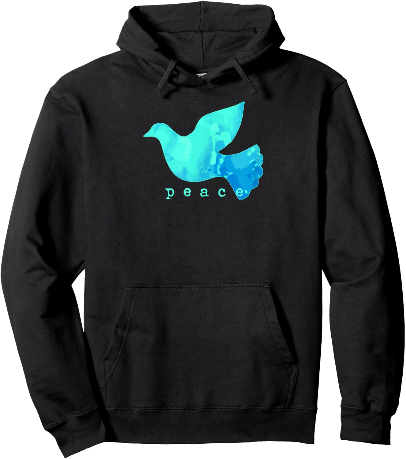 Dove Of Peace Blue Bird Affirmation Shirt Hoodie - Hoodie | Black