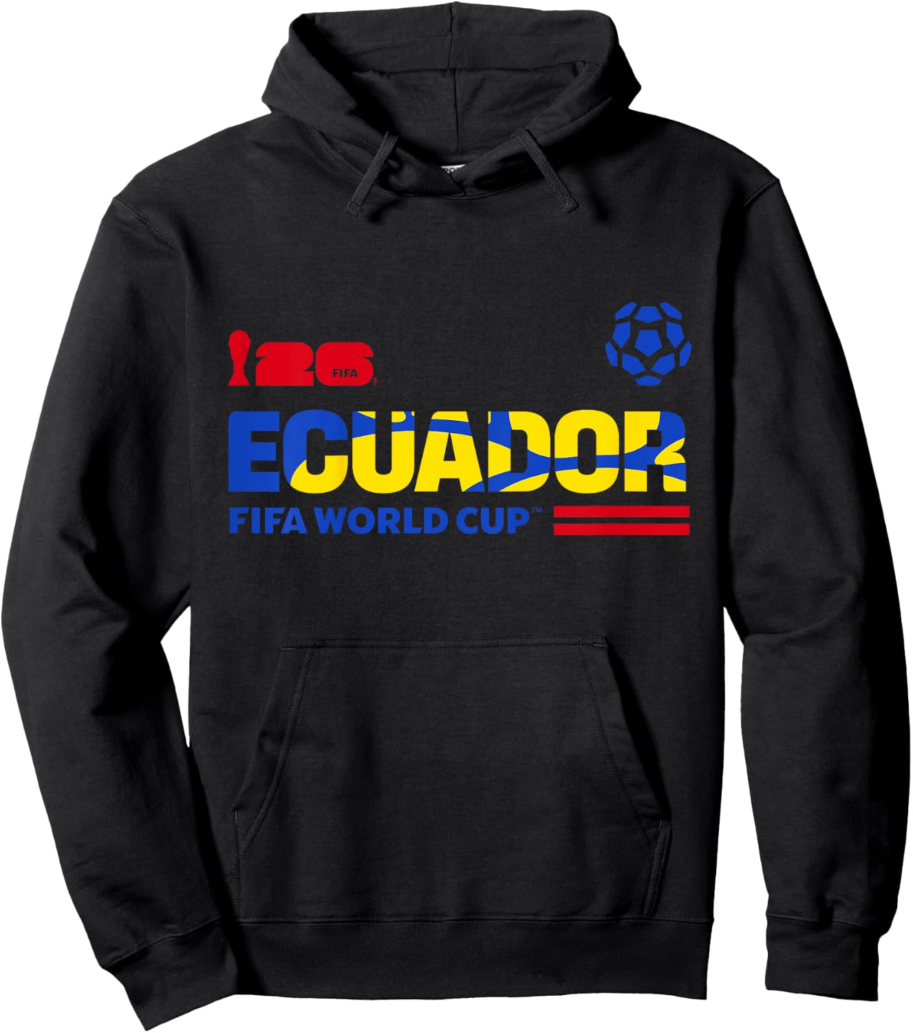 Kids FIFA World CUP26 Qualifier Ecuador Hoodie - Hoodie | Black