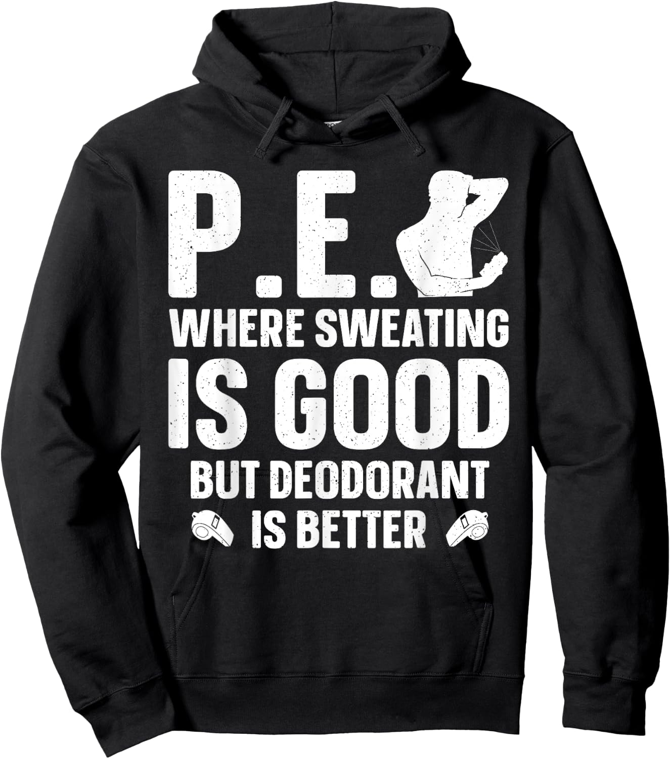Cool PE Teacher Art Women Physical Education Teacher Hoodie - Hoodie | Black