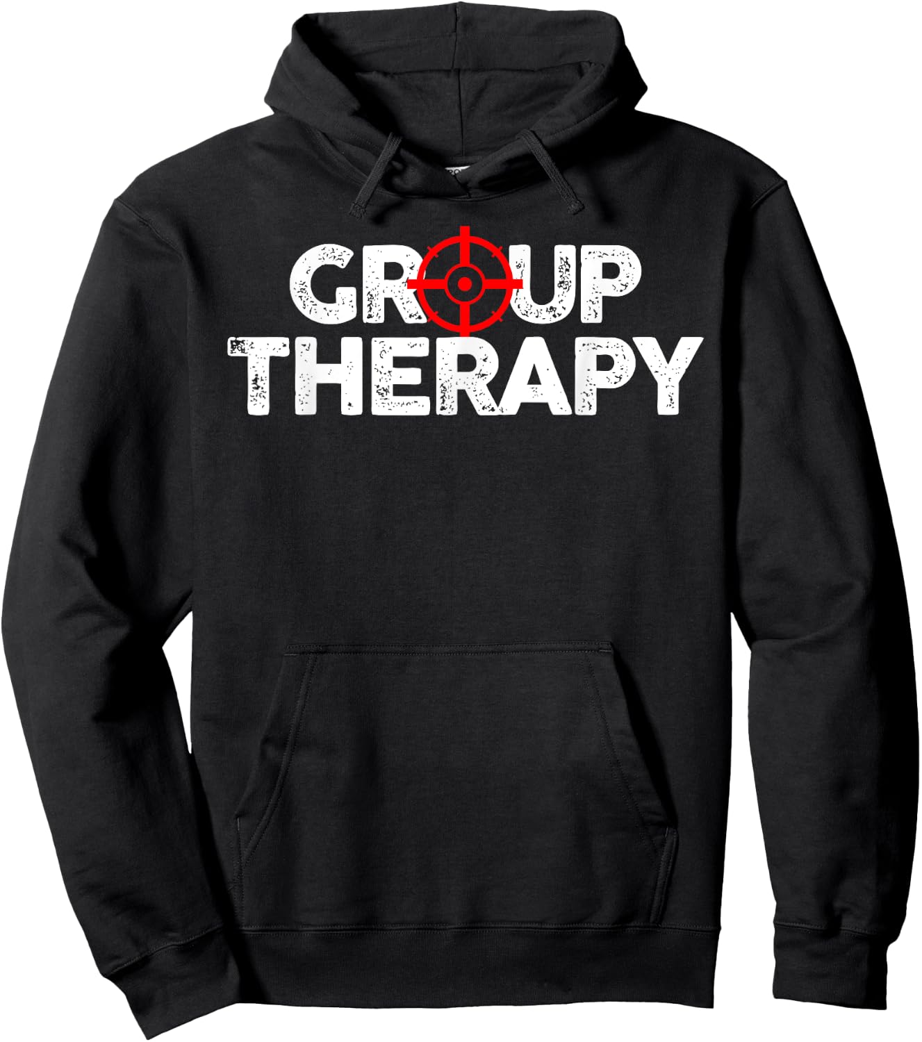 Gun Range Group Therapy Target Shooting Funny Hoodie - Hoodie | Black