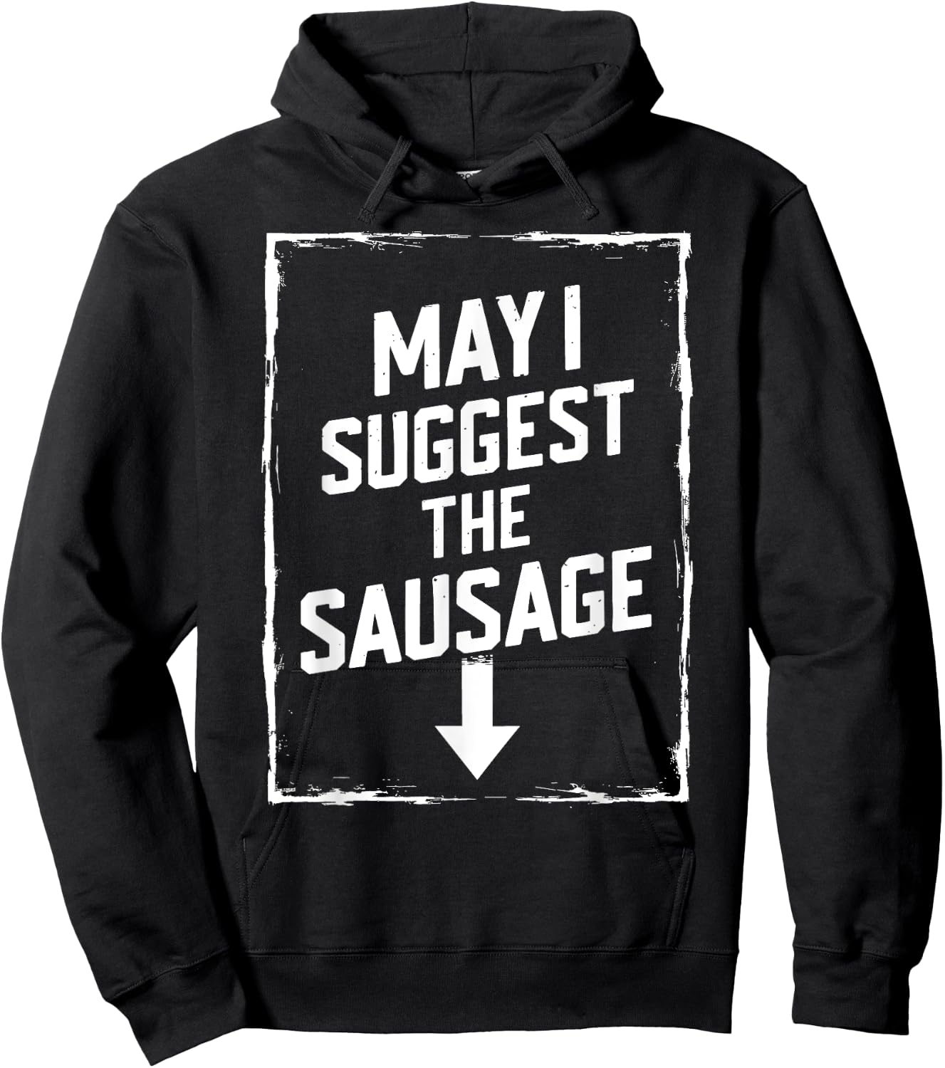 White Trash Party Attire Men May I Suggest The Sausage Hoodie - Hoodie | Black