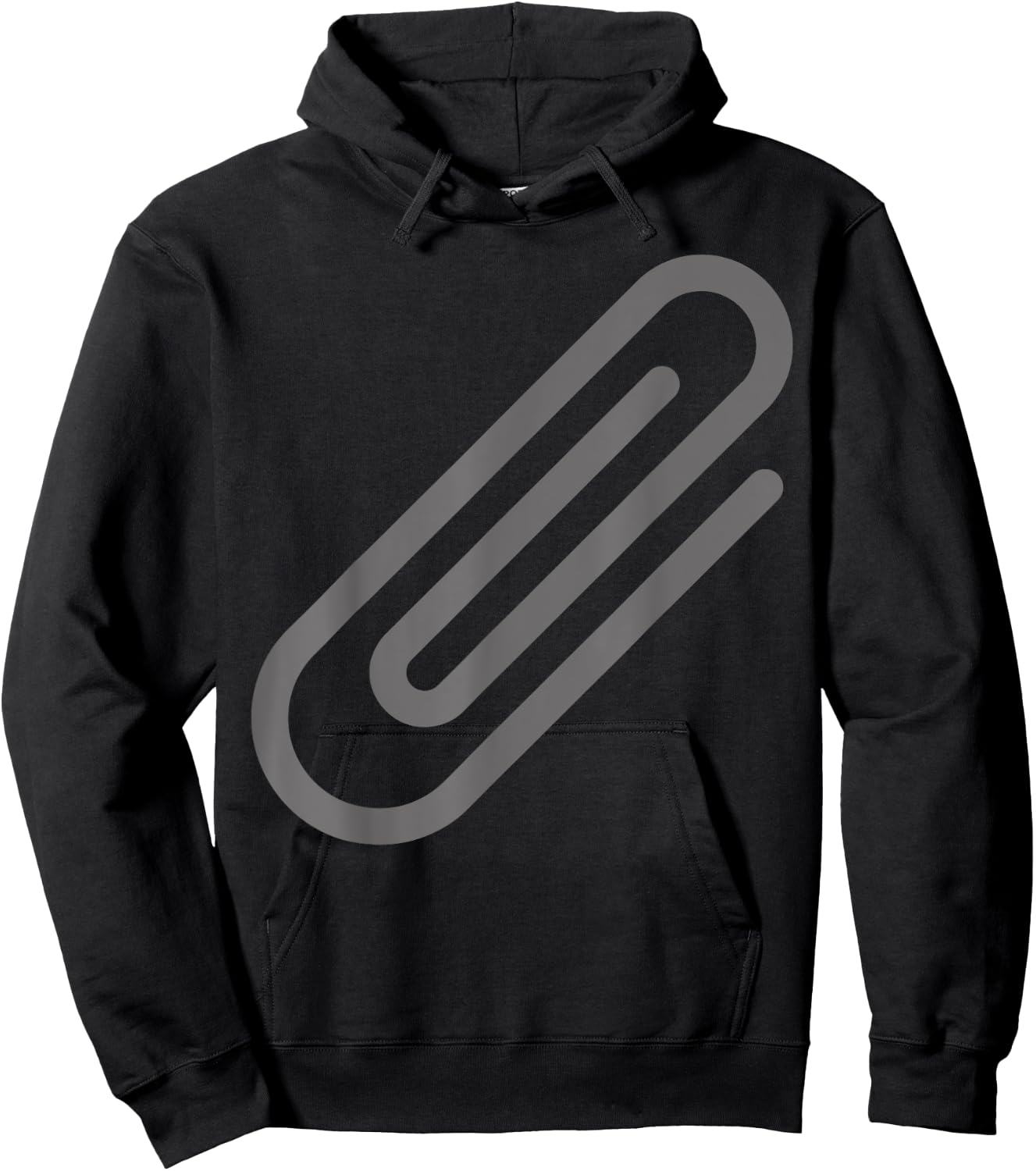 Dull and Boring Paperclip Hoodie - Hoodie | Black