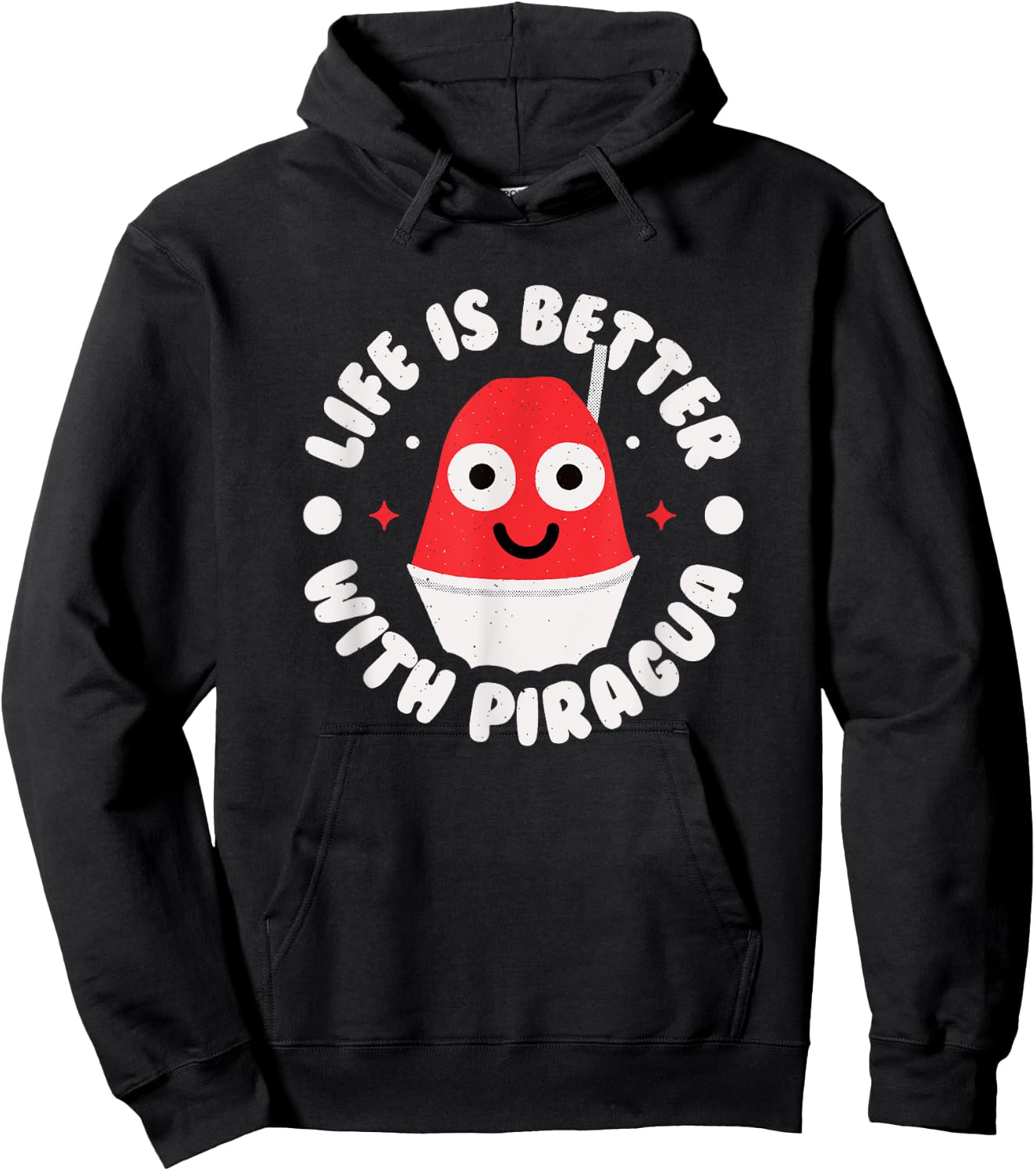 Life Is Better With Piragua - Puerto Rican Piragua Hoodie - Hoodie | Black