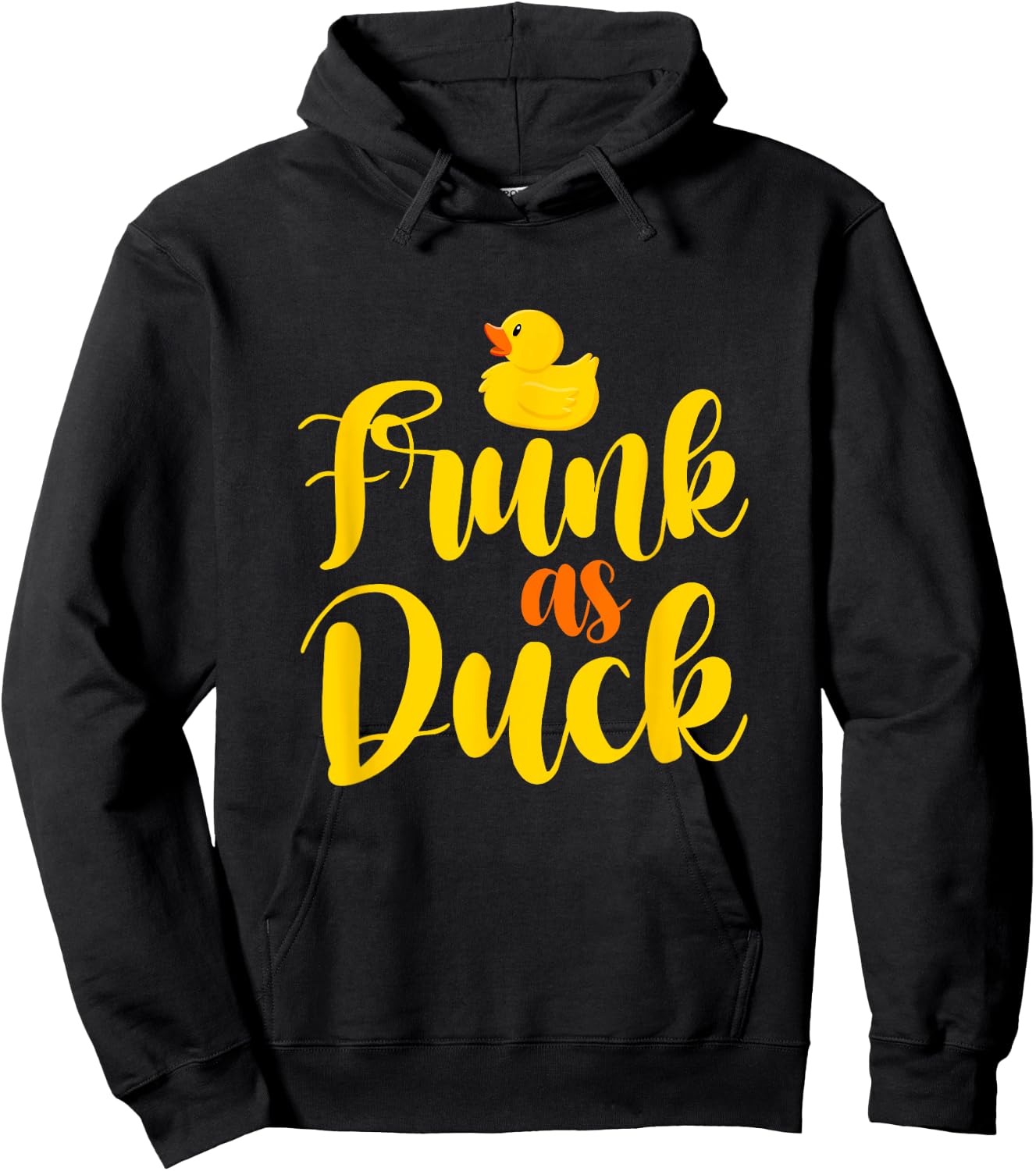 Drunk Frunk As Duck Drinking Memes Hoodie - Hoodie | Black