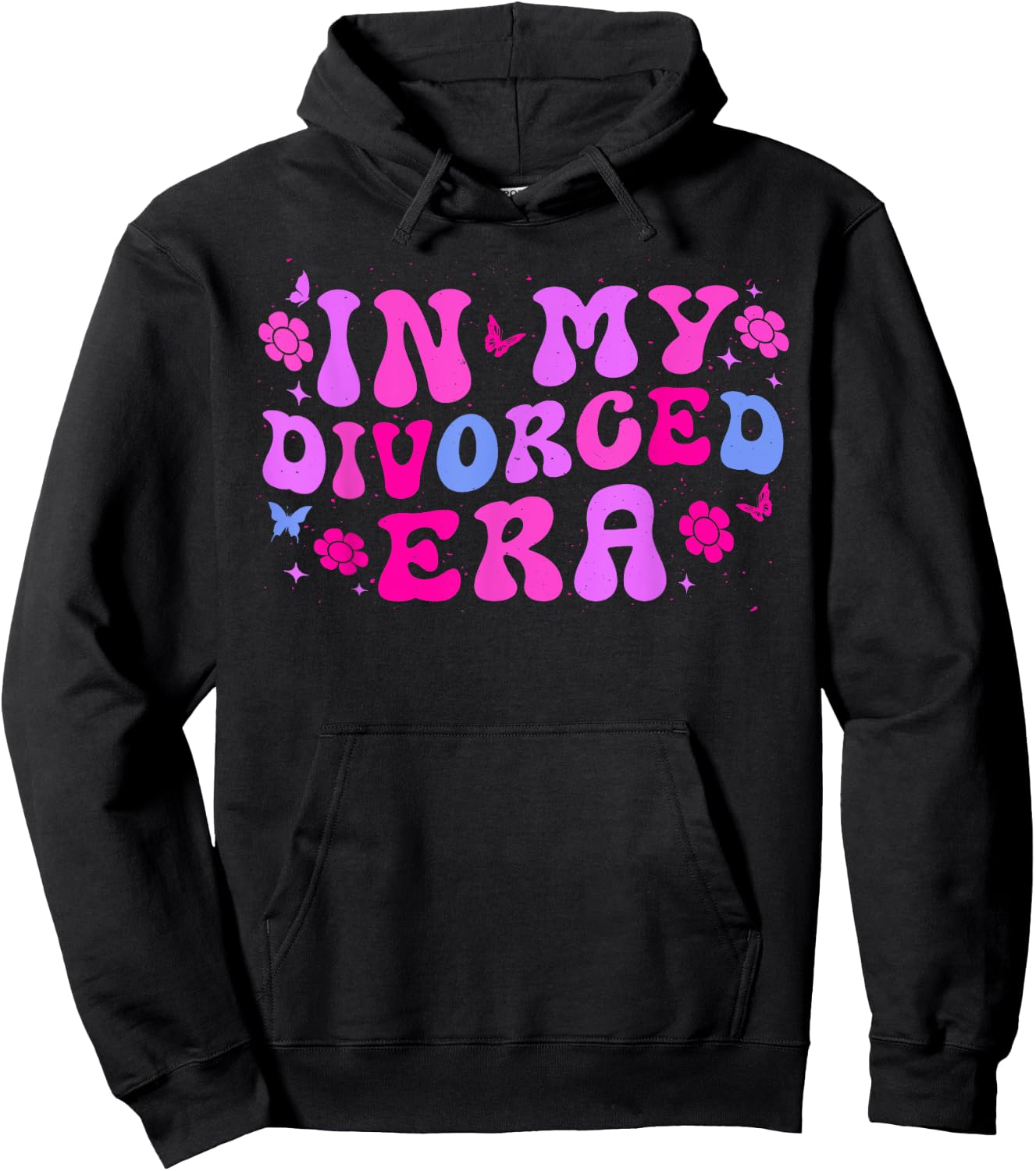 In My Divorced Era - Funny Divorce Hoodie - Hoodie | Black