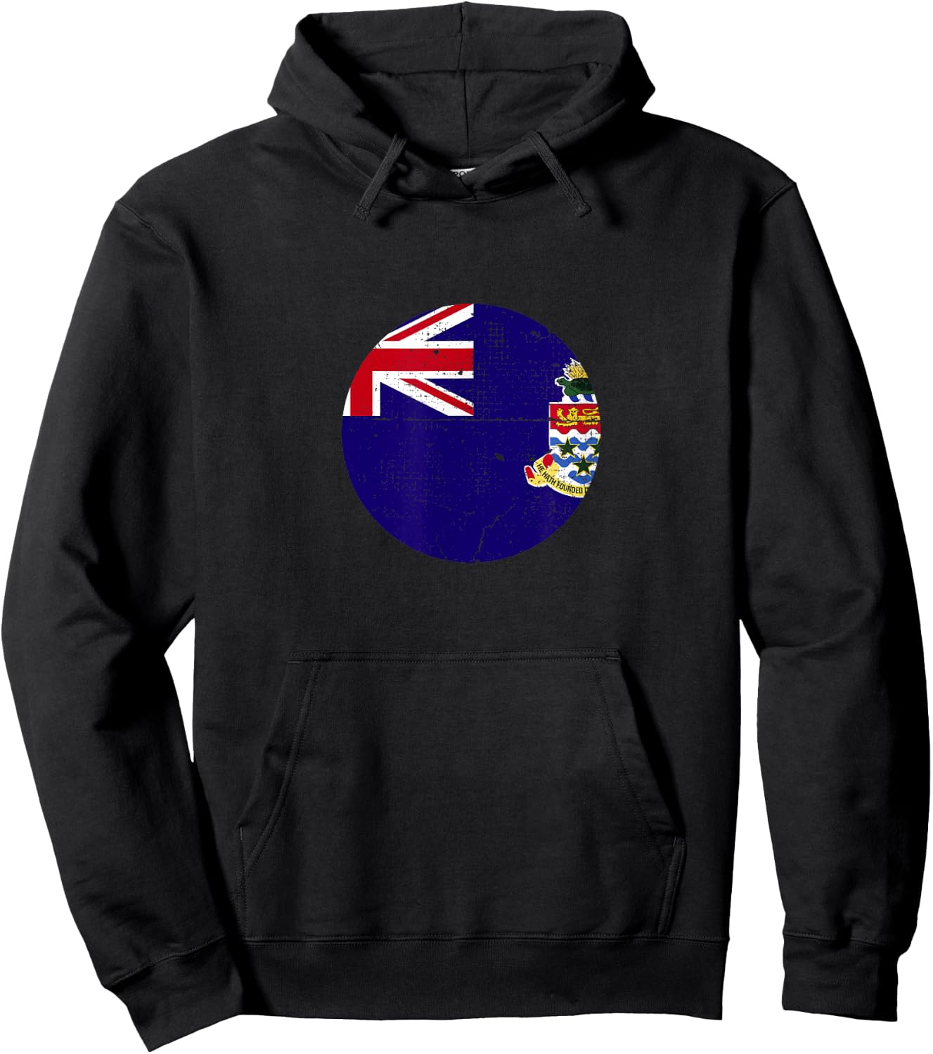 Cayman Islands Vintage Caymanian Flag Hoodie - Hoodie | Black