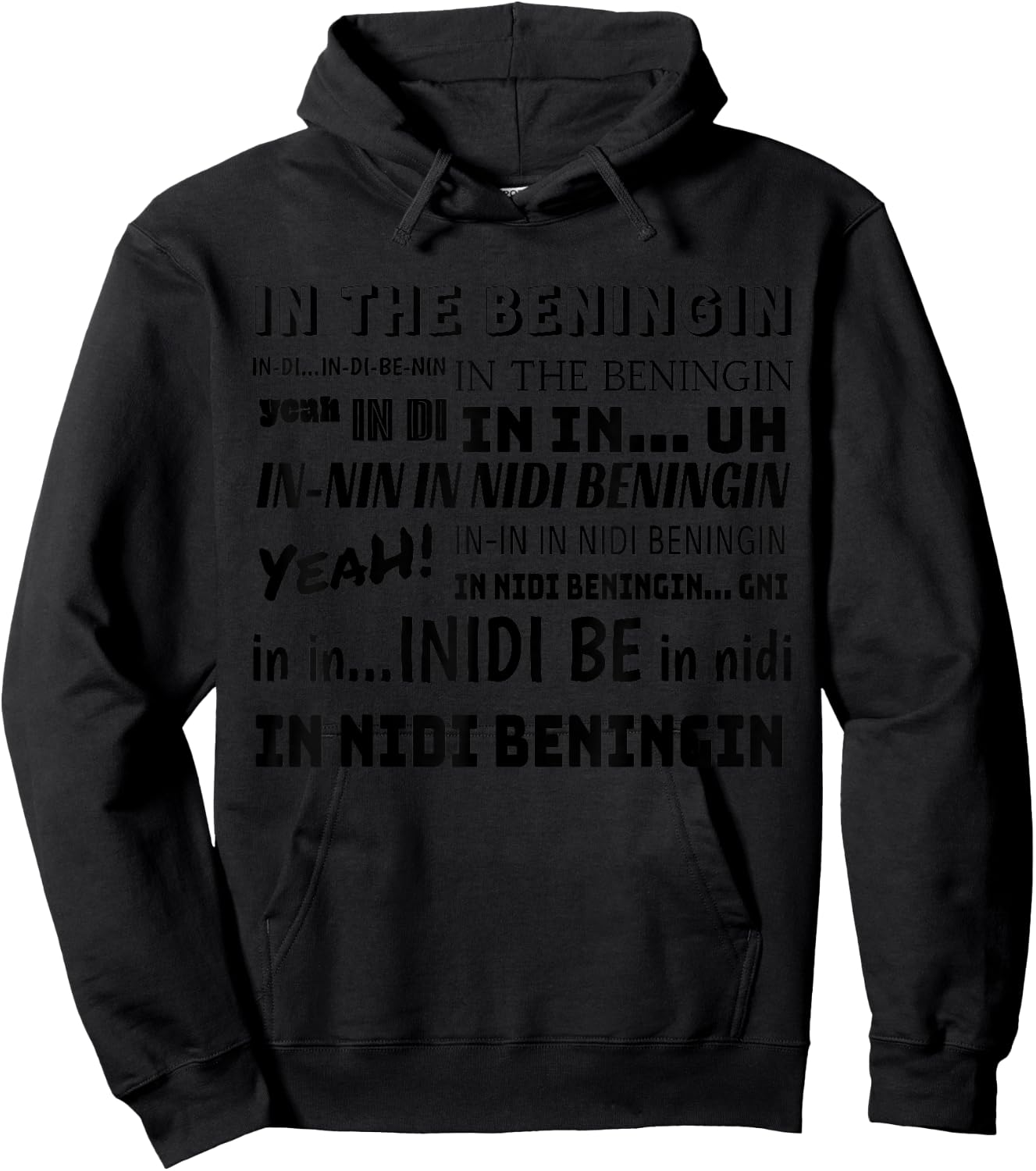 Alpha Cen Design Ini di Beninging Meme , Small, Grey Hoodie - Hoodie | Black