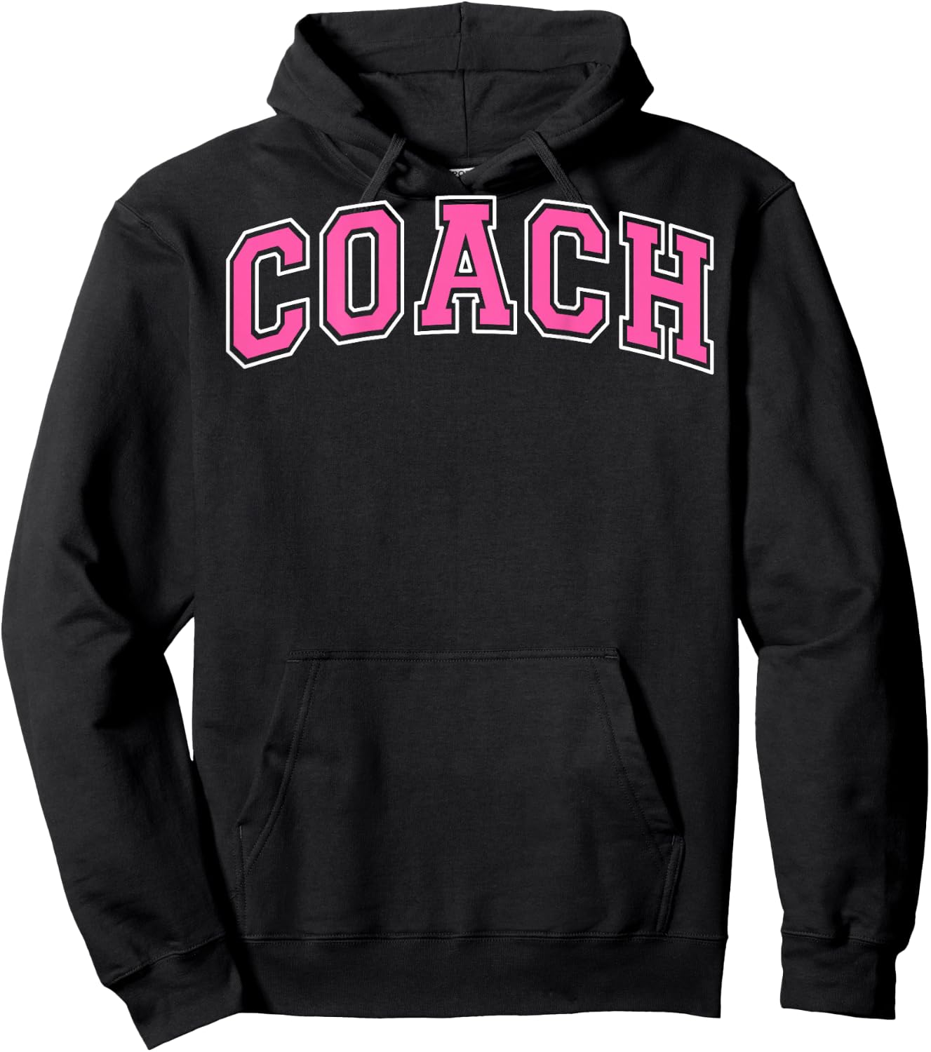 Coach Sports Trainer Vintage Pink White on the back Hoodie - Hoodie | Black