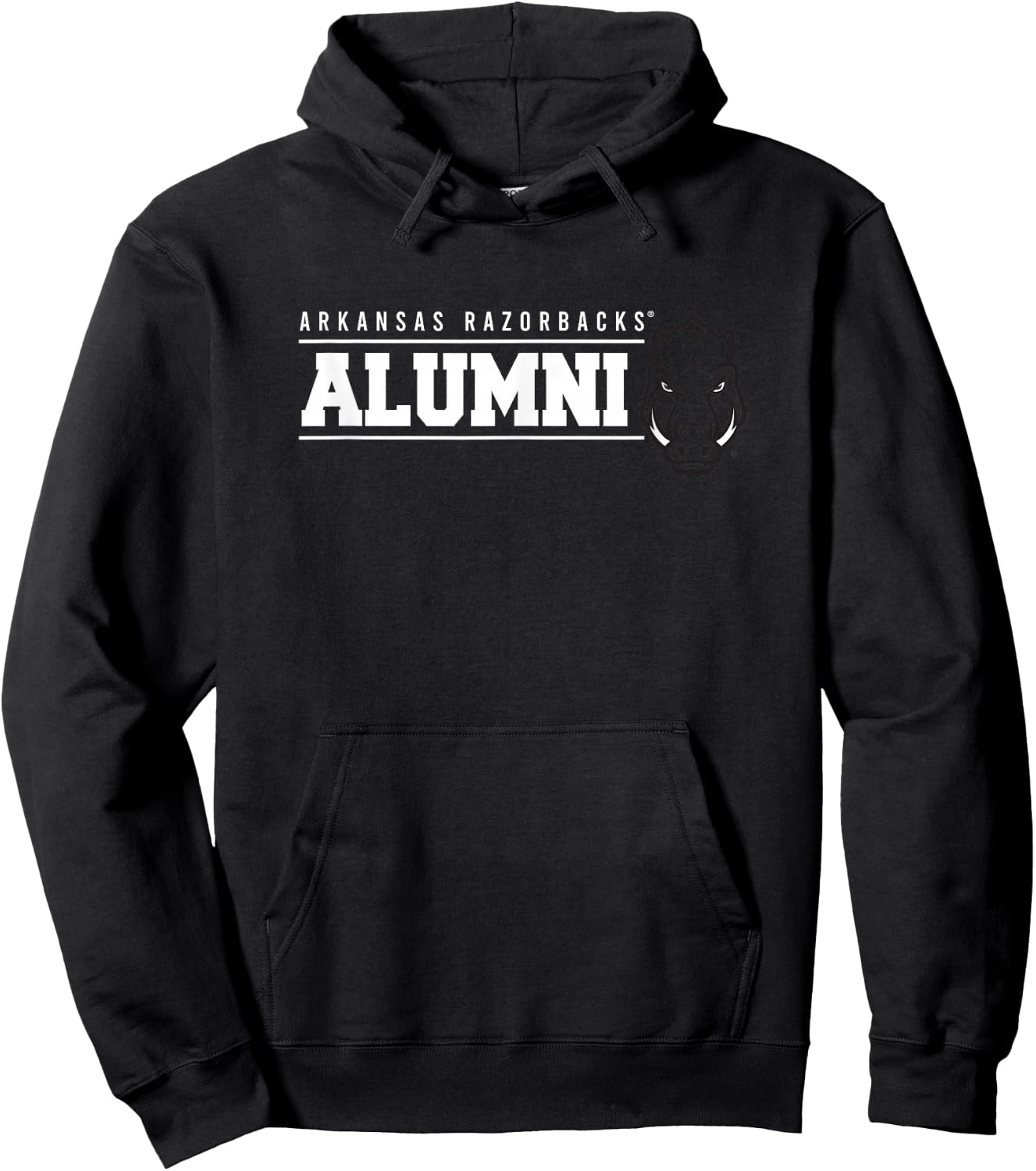 University of Arkansas Razorbacks Alumni Mascot Hoodie - Hoodie | Black