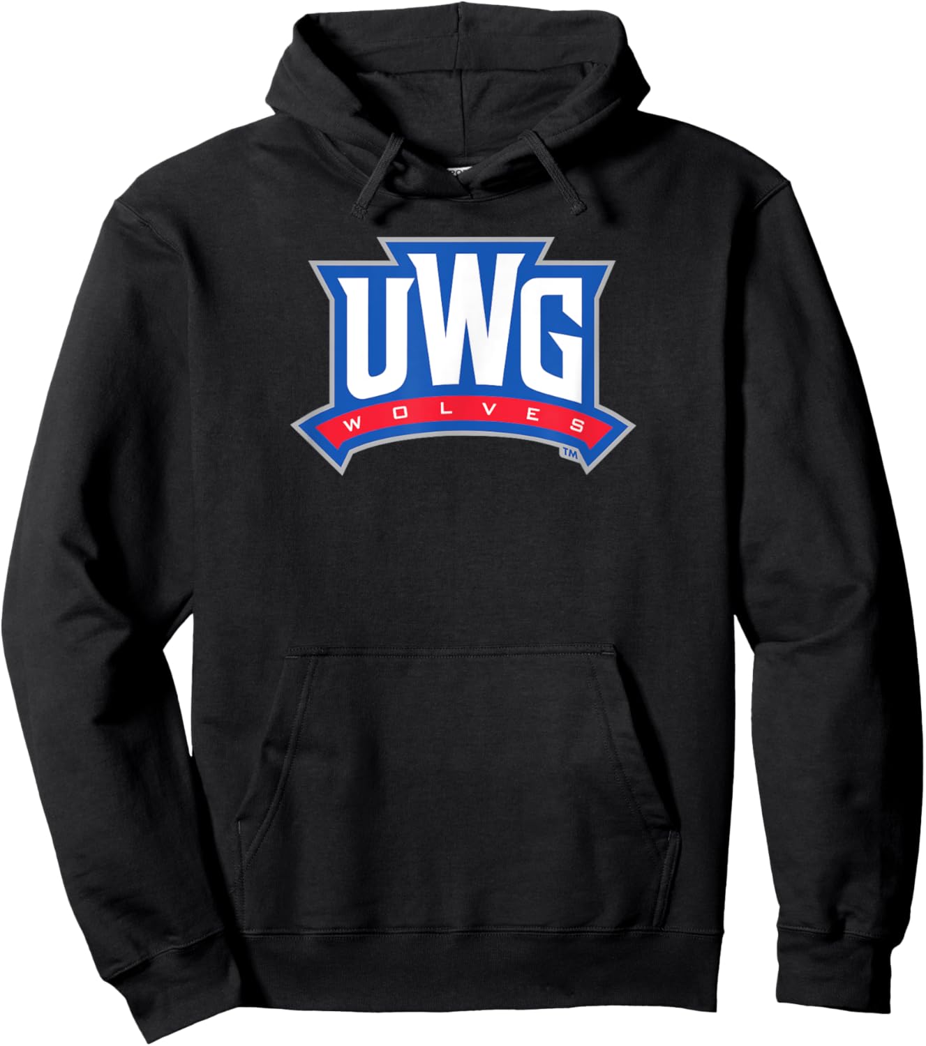 UWG Wolves Arch Athletics Wordmark Standard Hoodie - Hoodie | Black