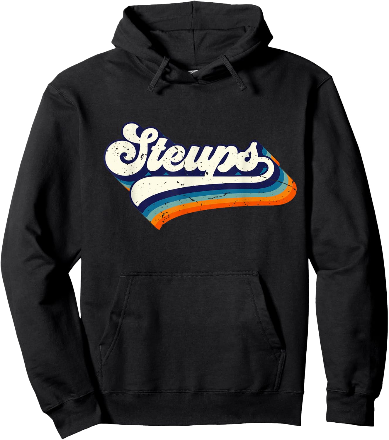 Steups Trinidad and Tobago Funny Pride Flag Retro style Hoodie - Hoodie | Black