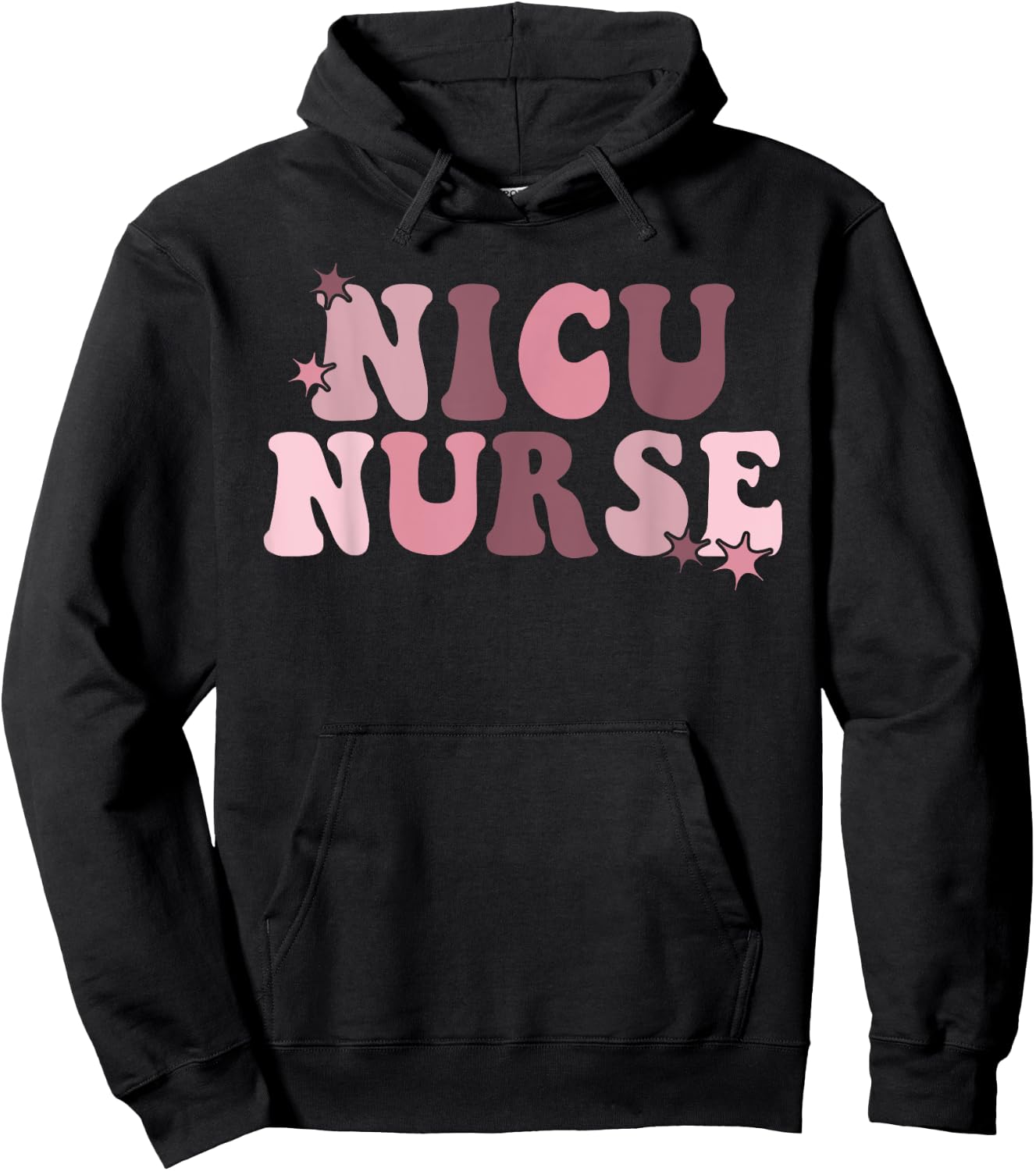 NICU Nurse Neonatal ICU Nurse Infant Care Specialist Newborn Hoodie - Hoodie | Black