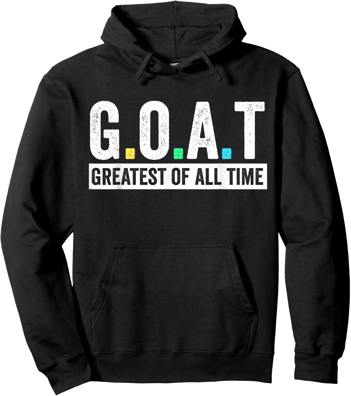 Mom Dad Birthday Gifts G.O.A.T Greatest Of All Time Outfit Hoodie - Hoodie | Black