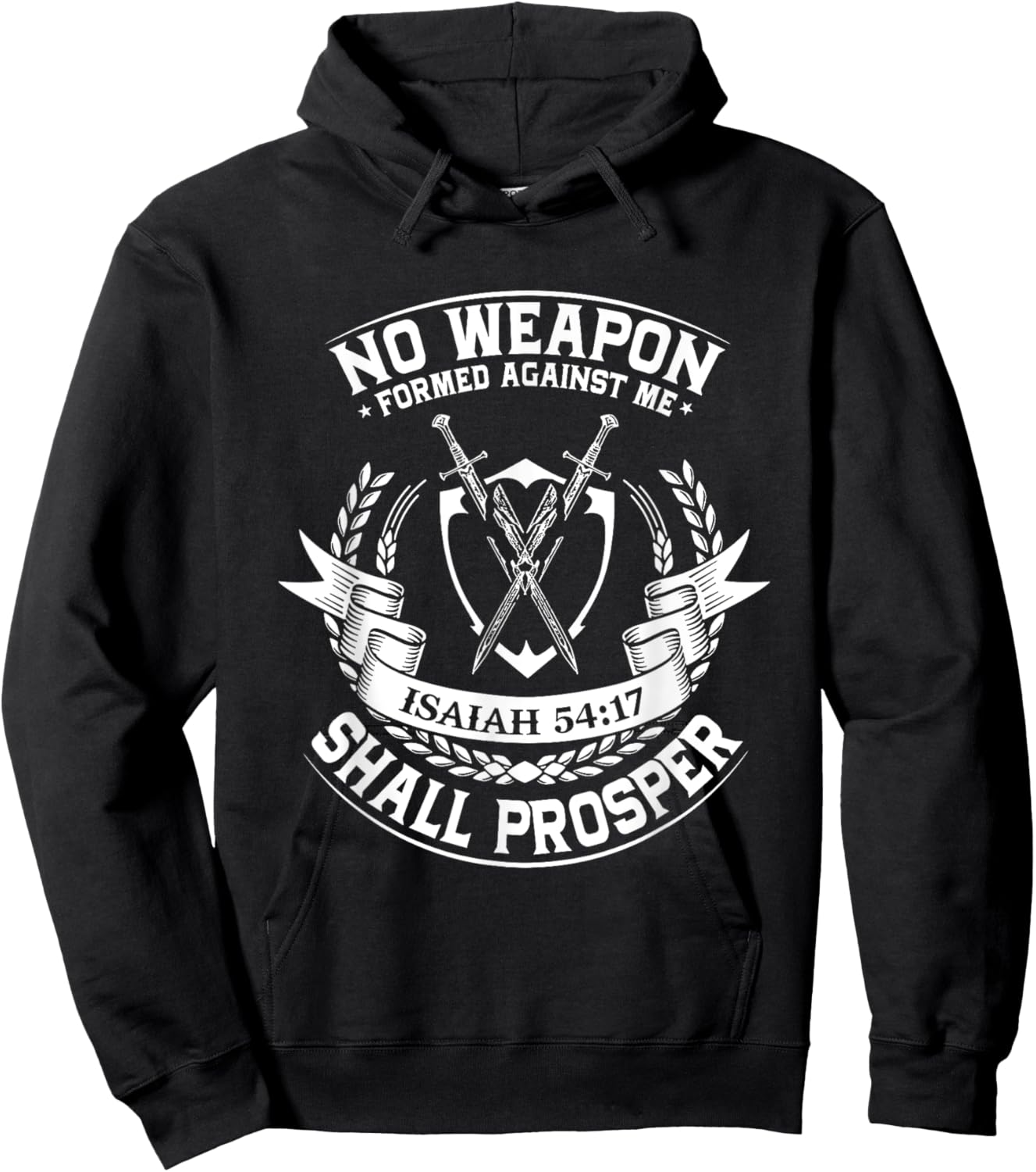 No Weapon Formed Shall Prosper Day Forty One Against Me Hoodie - Hoodie | Black