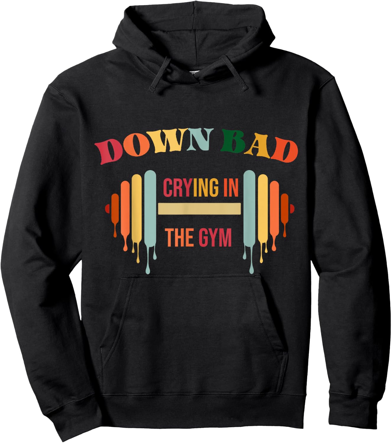 Bad Crying in the Gym Hoodie - Hoodie | Black