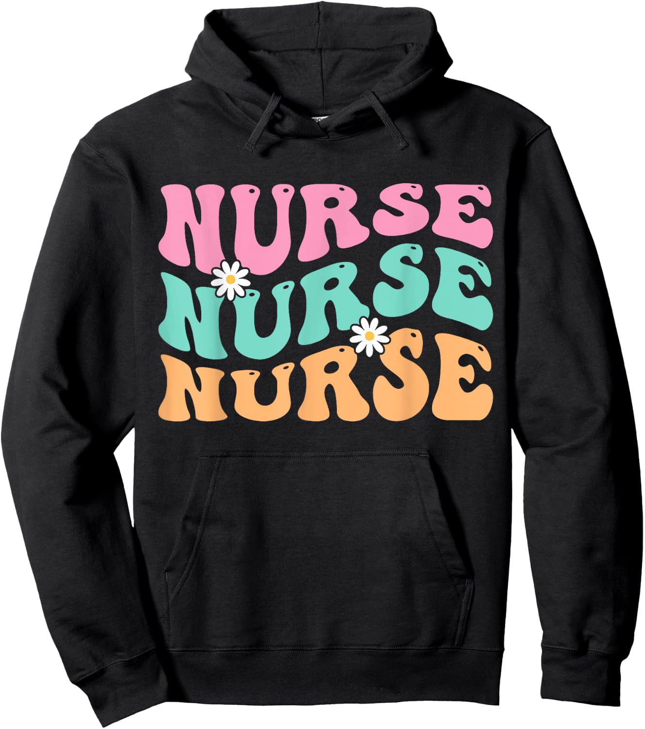 Groovy Nurse - Future Nurse Appreciation Nursing Hoodie - Hoodie | Black