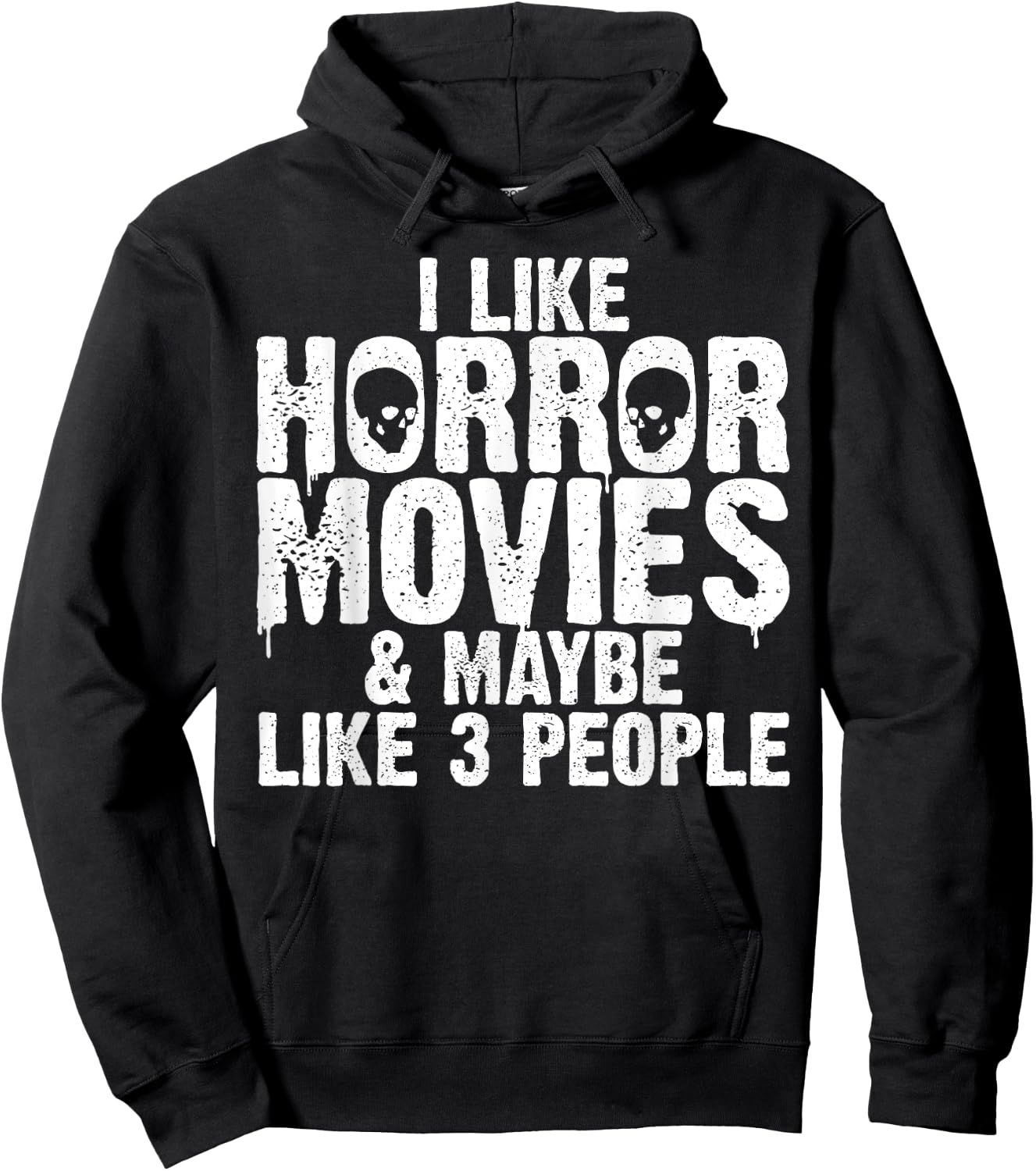 Funny Horror Movie Design Women Horror Movie Lover Hoodie - Hoodie | Black
