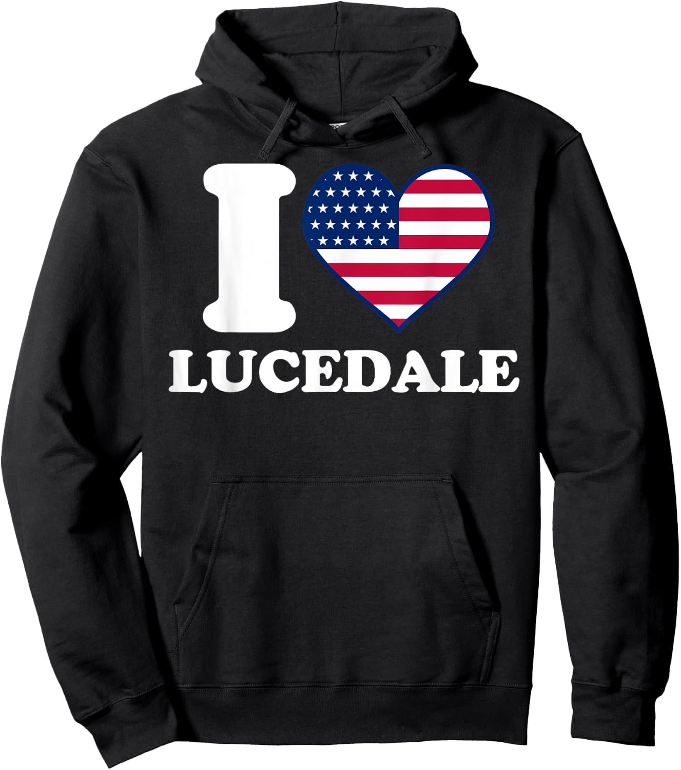 I love Lucedale I heart Lucedale Hoodie - Hoodie | Black