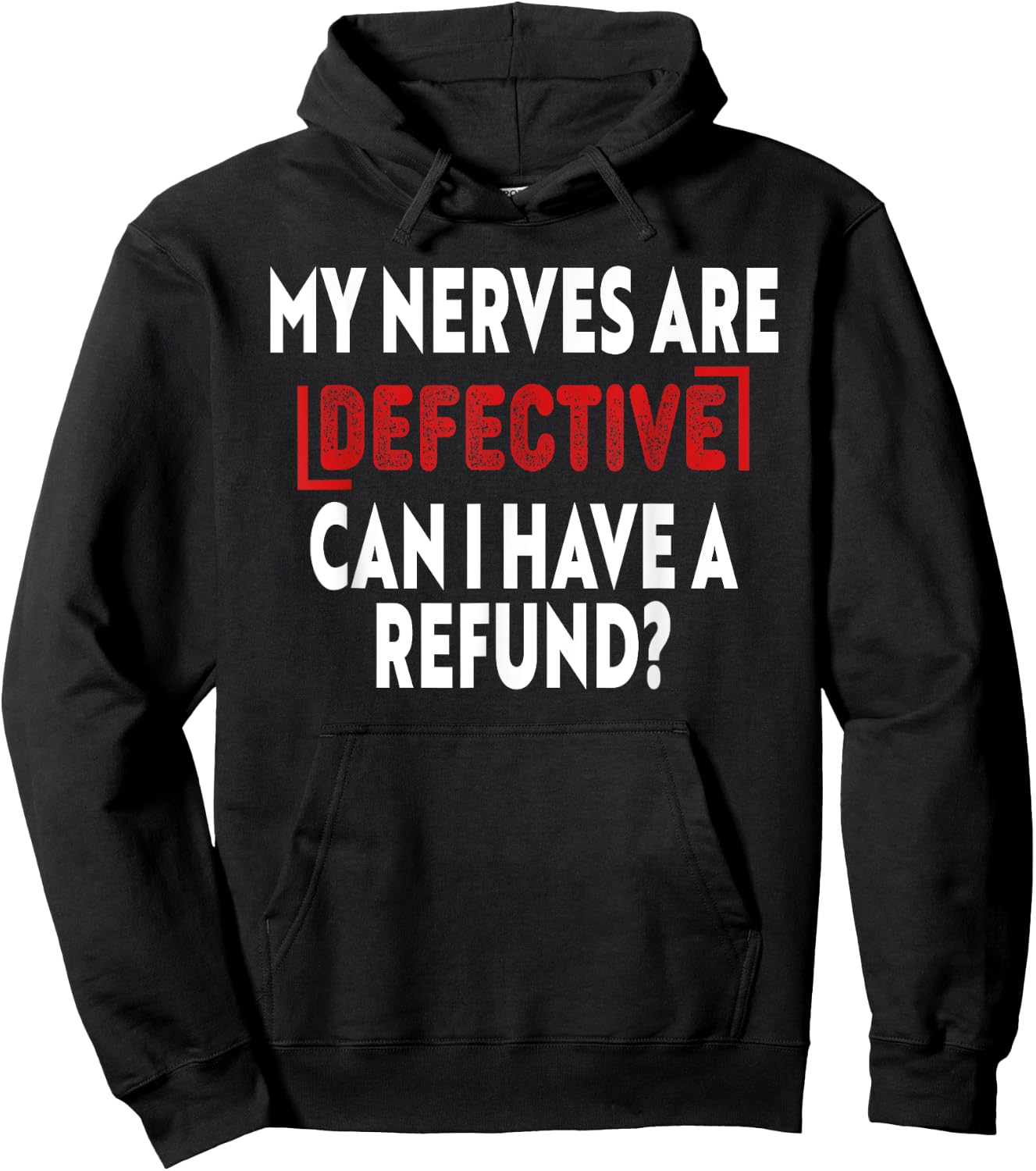 Sciatic Nerve Pain Radiculopathy Chronic Pain Illness Gifts Hoodie - Hoodie | Black