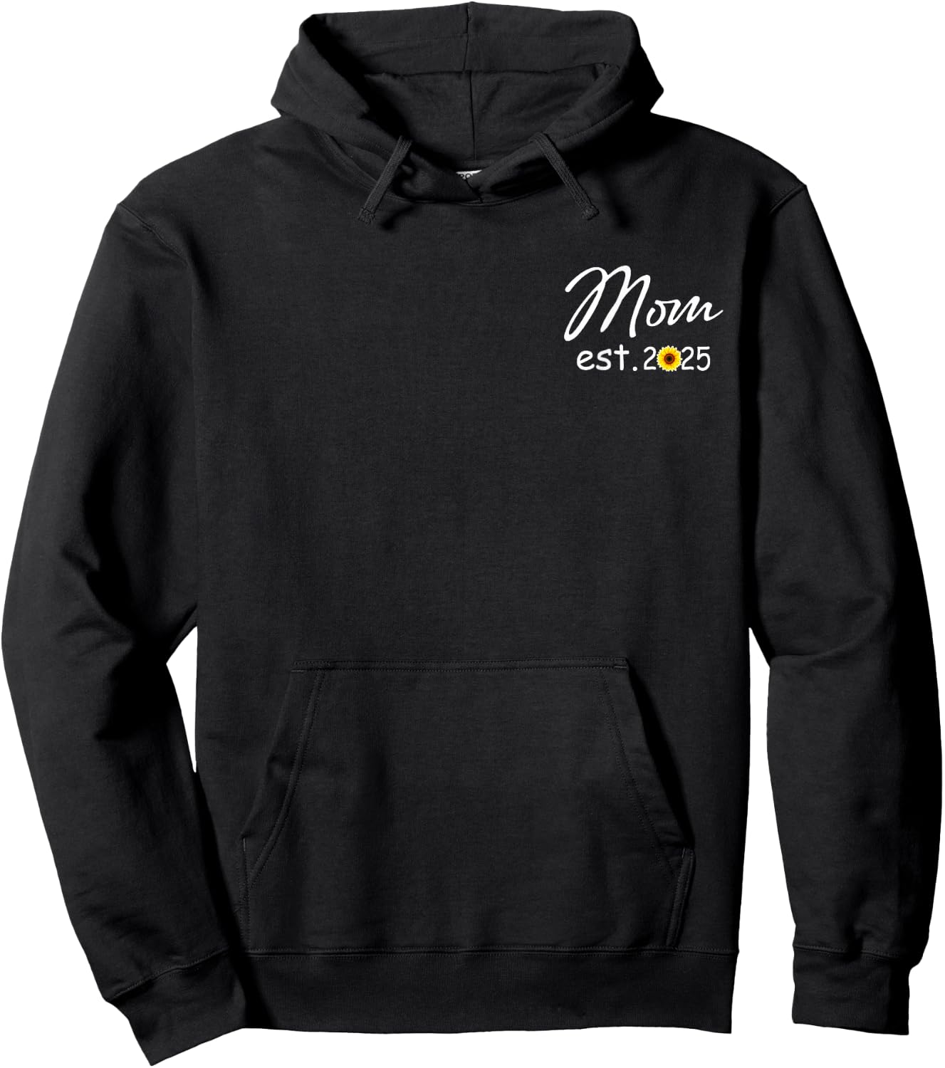 Mom est. 2025 Gift - expecting baby Mothers day Hoodie - Hoodie | Black