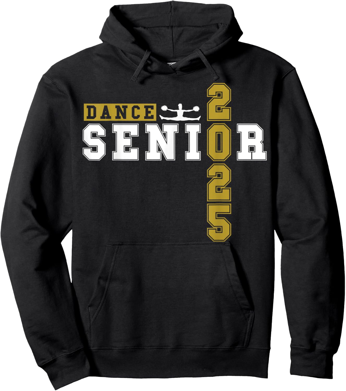 Dance Senior Night Dance Senior 2025 Graduation 14 Hoodie - Hoodie | Black