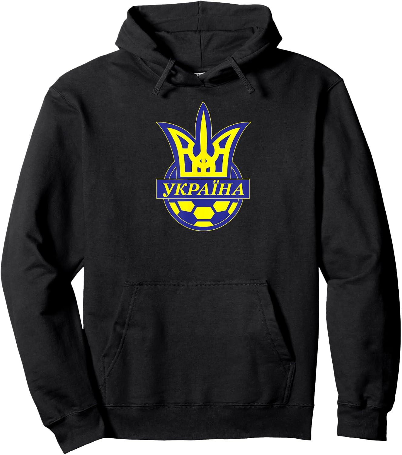 Football Federation of Ukraine Soccer Hoodie - Hoodie | Black