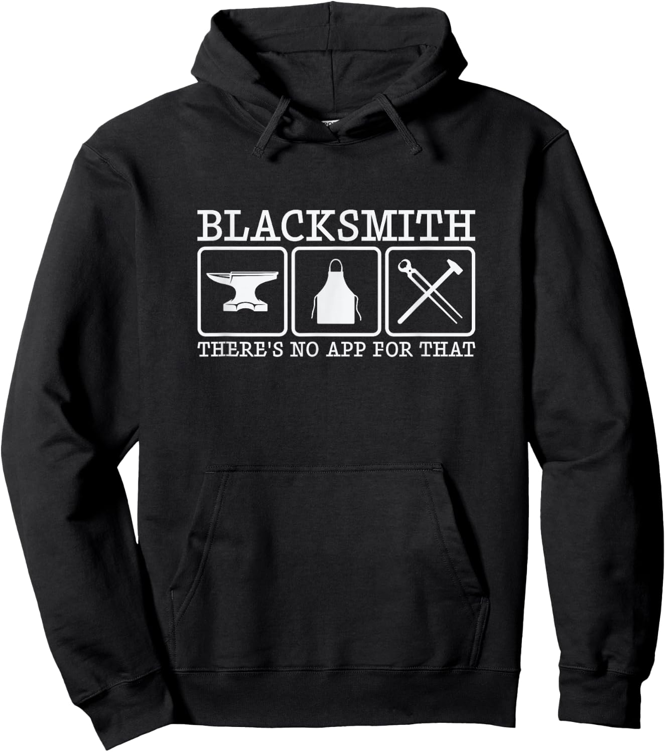 Blacksmith Metal Pounder Steel Workers Forge Hoodie - Hoodie | Black
