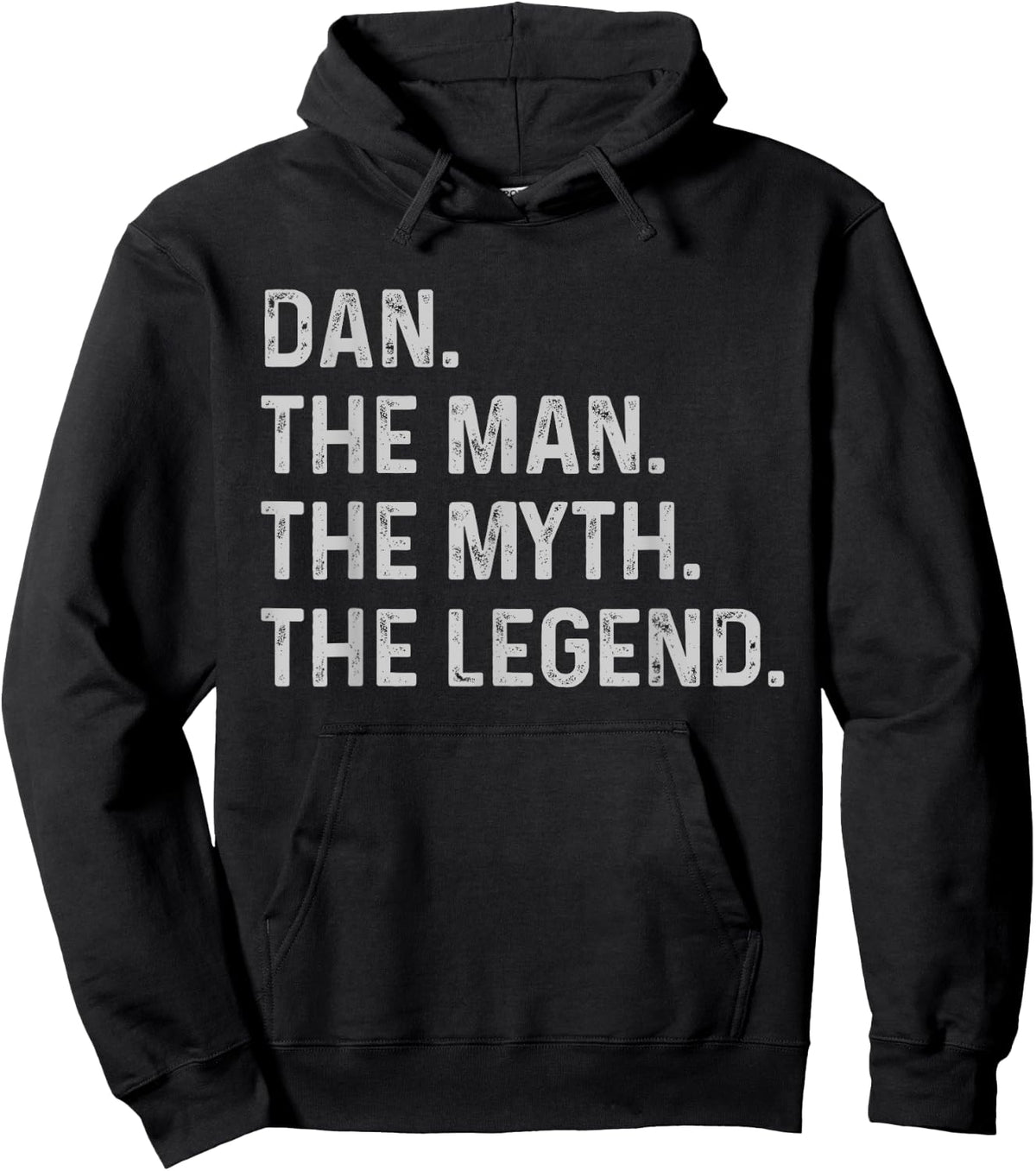 Dan The Man The Myth The Legend - Funny Gift Dan Hoodie - Hoodie | Black
