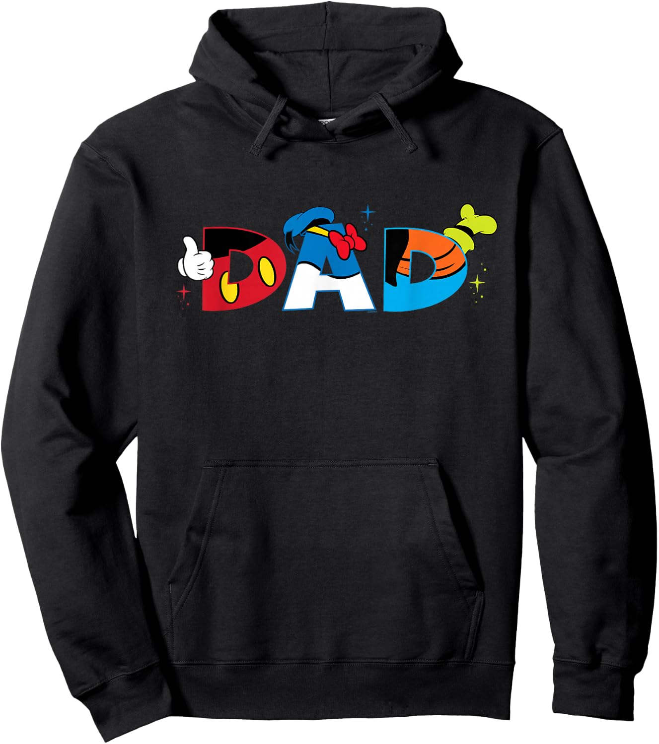 Disney Mickey Mouse and Friends Dad Father’s Day Birthday Hoodie - Hoodie | Black