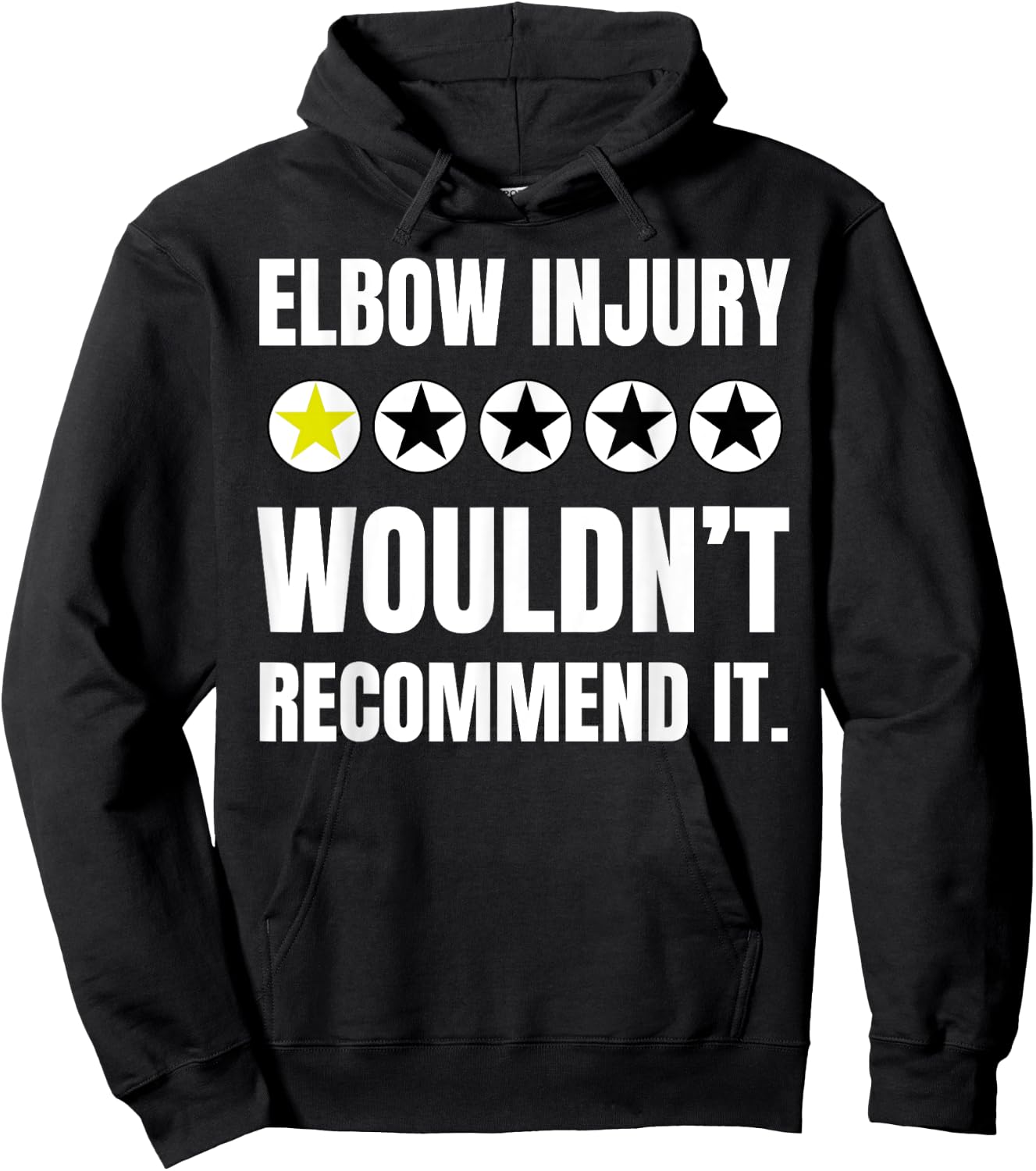 Funny Elbow Fracture Surgery And Elbows Injury Hoodie - Hoodie | Black
