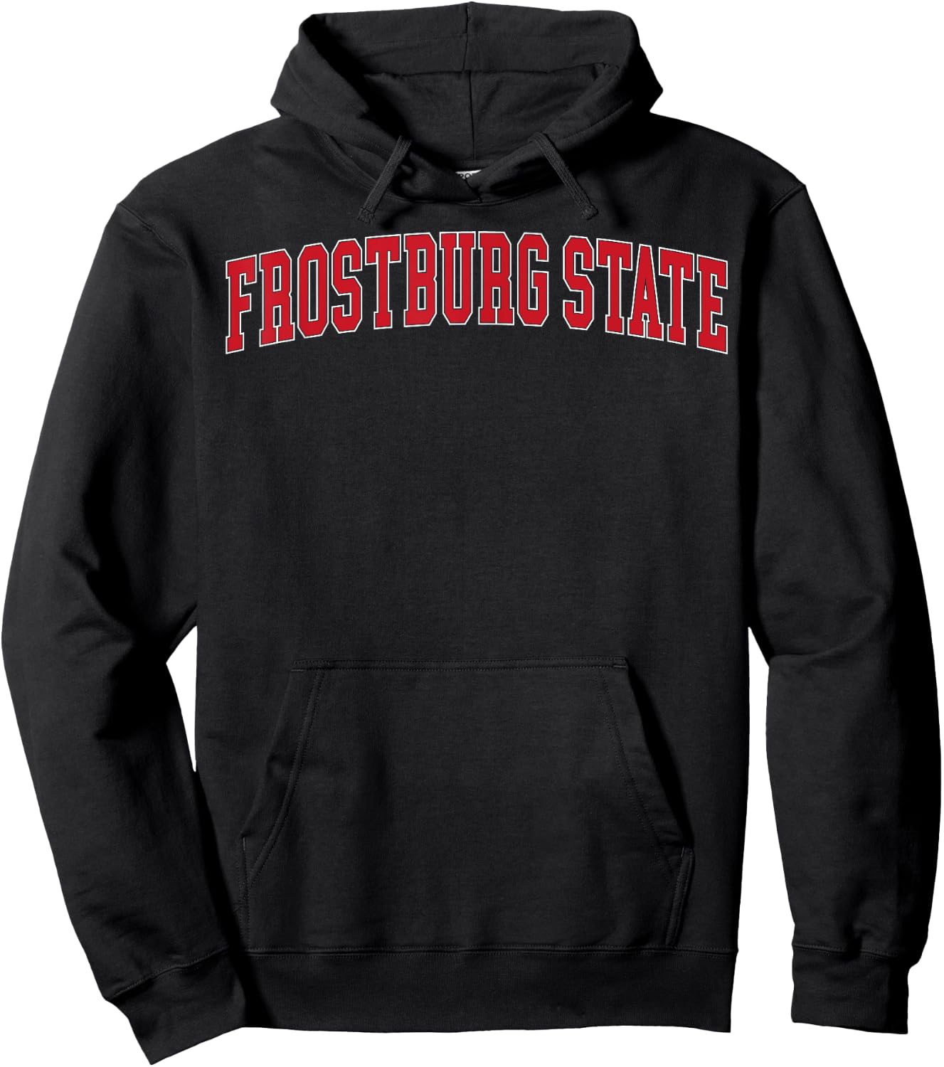 Retro Personalized Frostburg Name State Arch Men Women Hoodie - Hoodie | Black