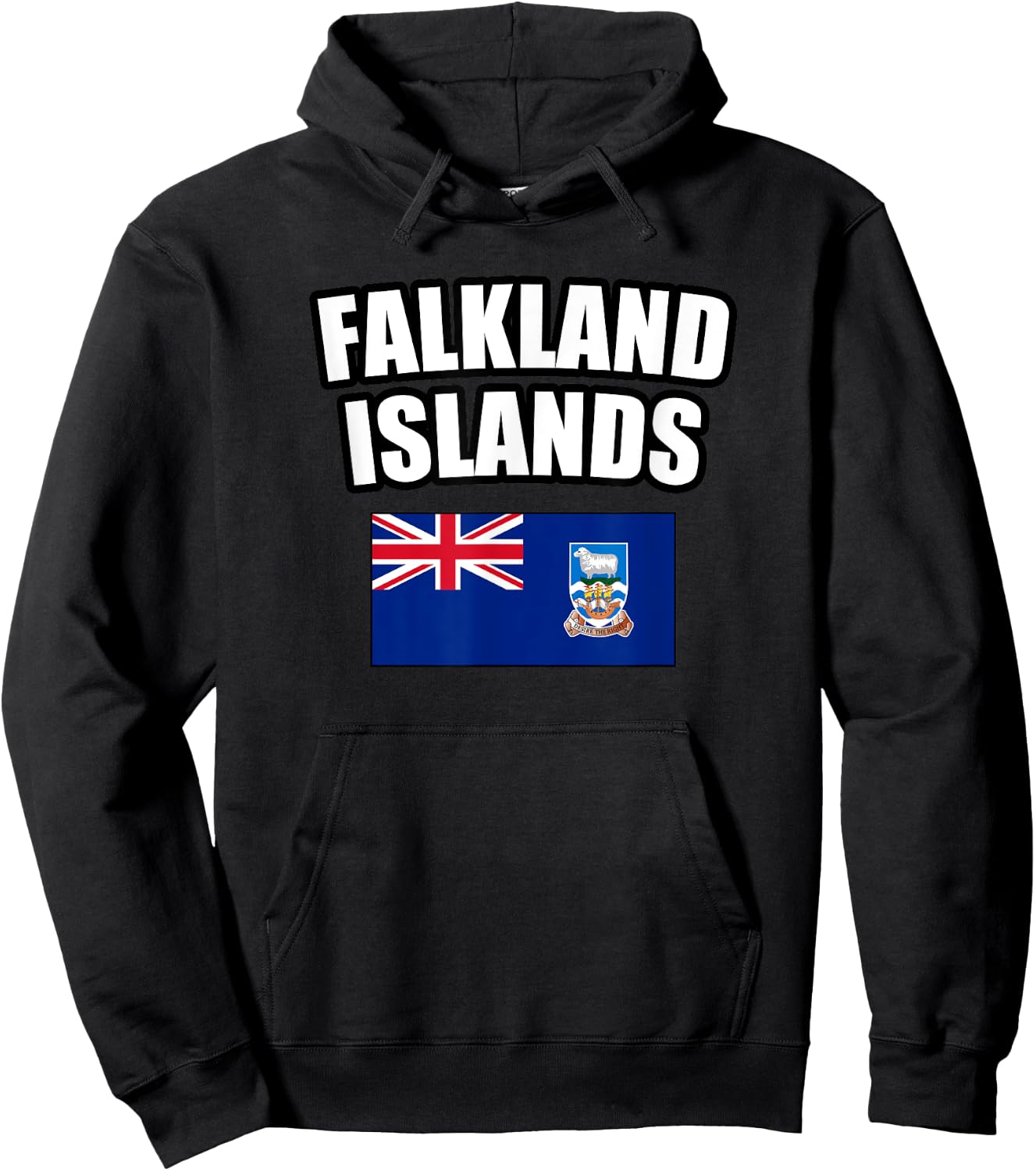 Falkland Islands Hoodie - Hoodie | Black