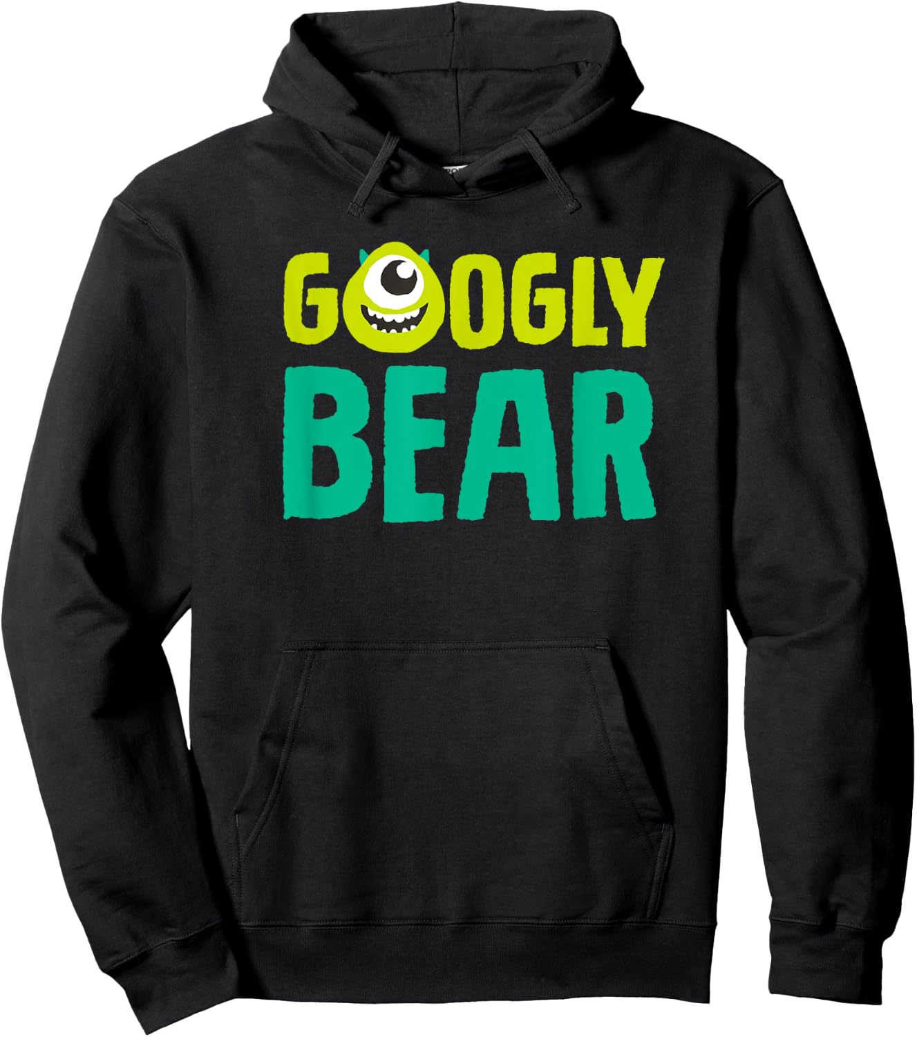 Disney and Pixar’s Monsters, Inc. Mike Wazowski Googly Bear Hoodie - Hoodie | Black