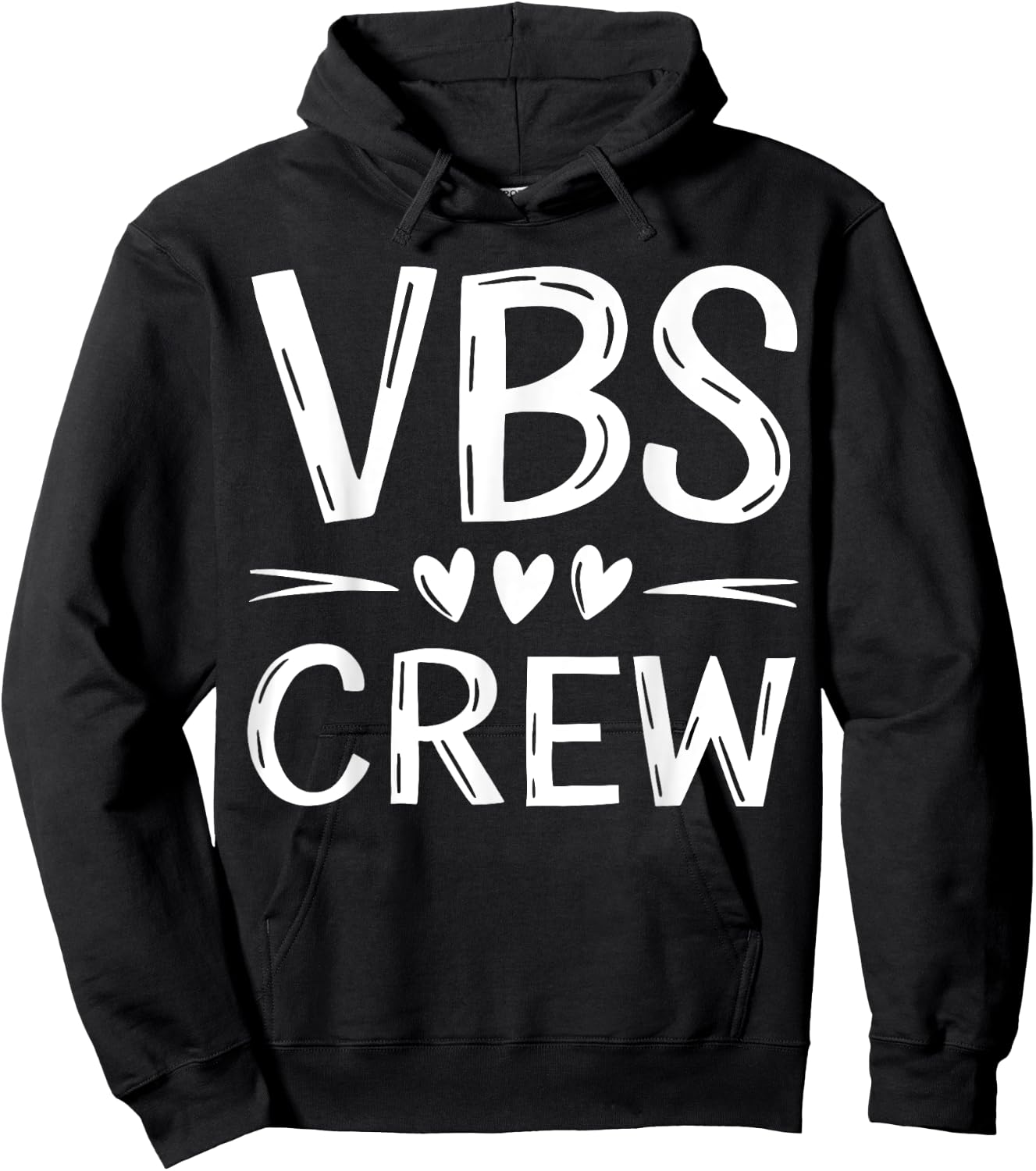 VBS Crew Faith-Based Gathering Sunday School Teacher Women Kids Hoodie - Hoodie | Black