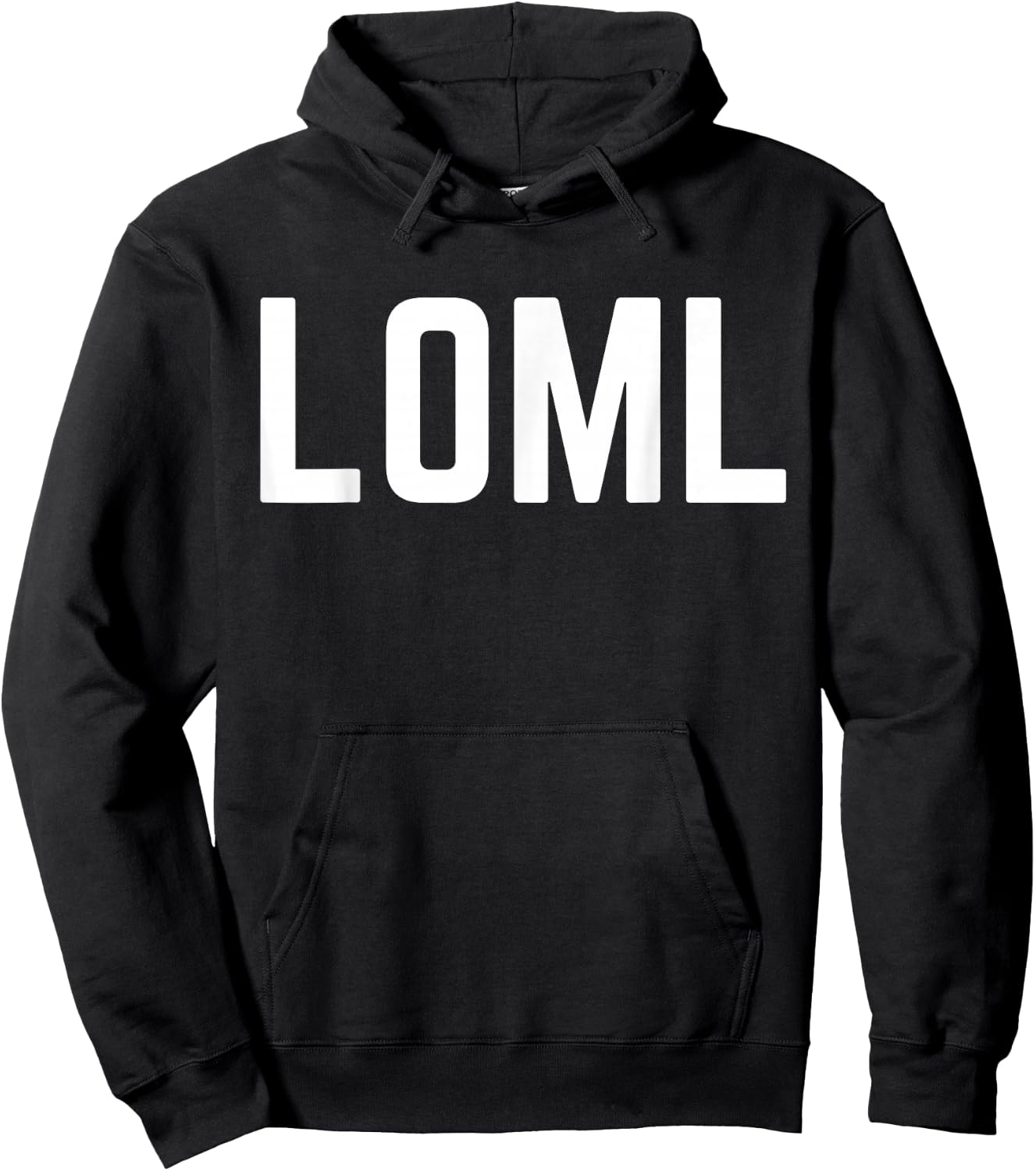 LOML Cute Couples Date, Valentines and Anniversary Hoodie - Hoodie | Black